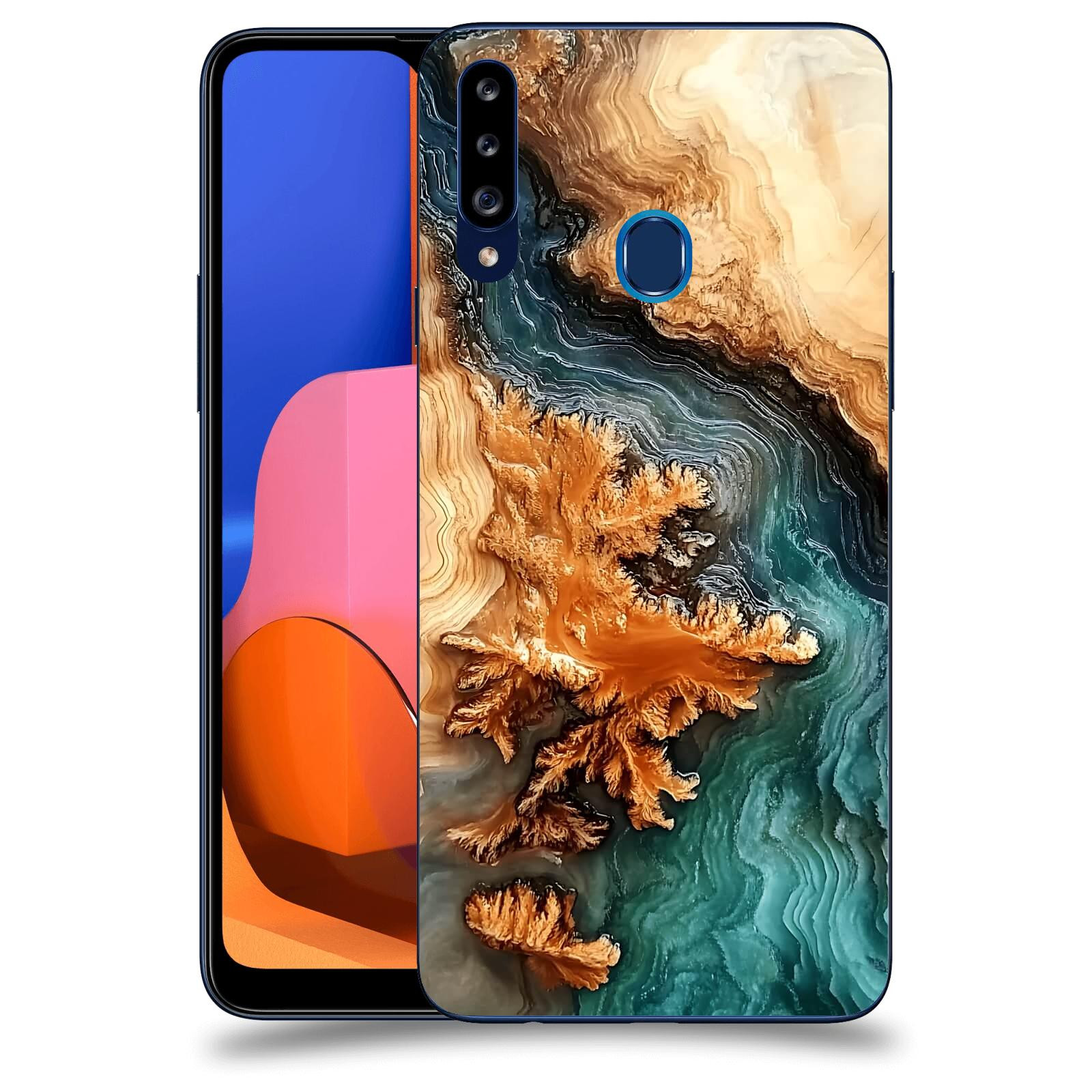 ACOVER Kryt na mobil Samsung Galaxy A20s - Minerální tok