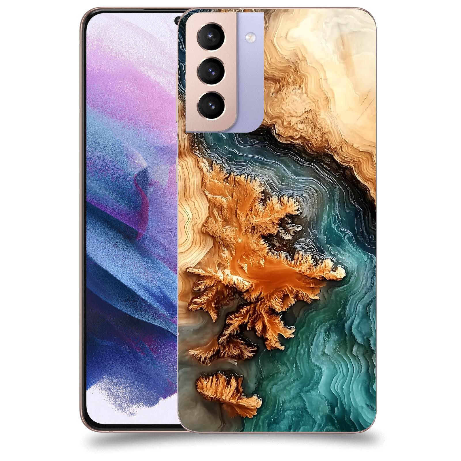 ACOVER Kryt na mobil Samsung Galaxy S21+ G996F - Minerální tok