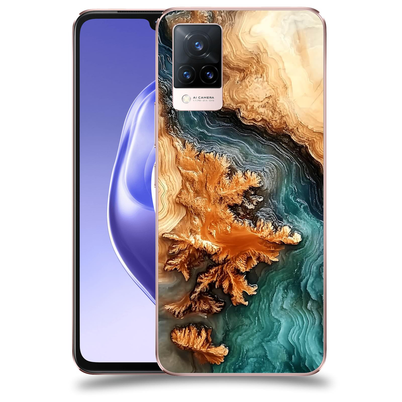 ACOVER Kryt na mobil Vivo V21 5G - Minerální tok