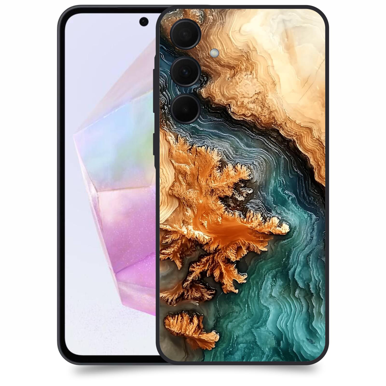 ACOVER Kryt na mobil Samsung Galaxy A35 5G - Minerální tok