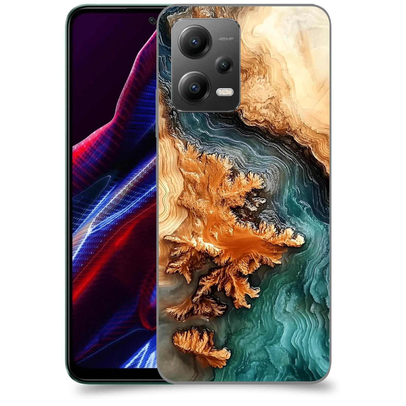 ACOVER Kryt na mobil Xiaomi Poco X5 - Minerální tok