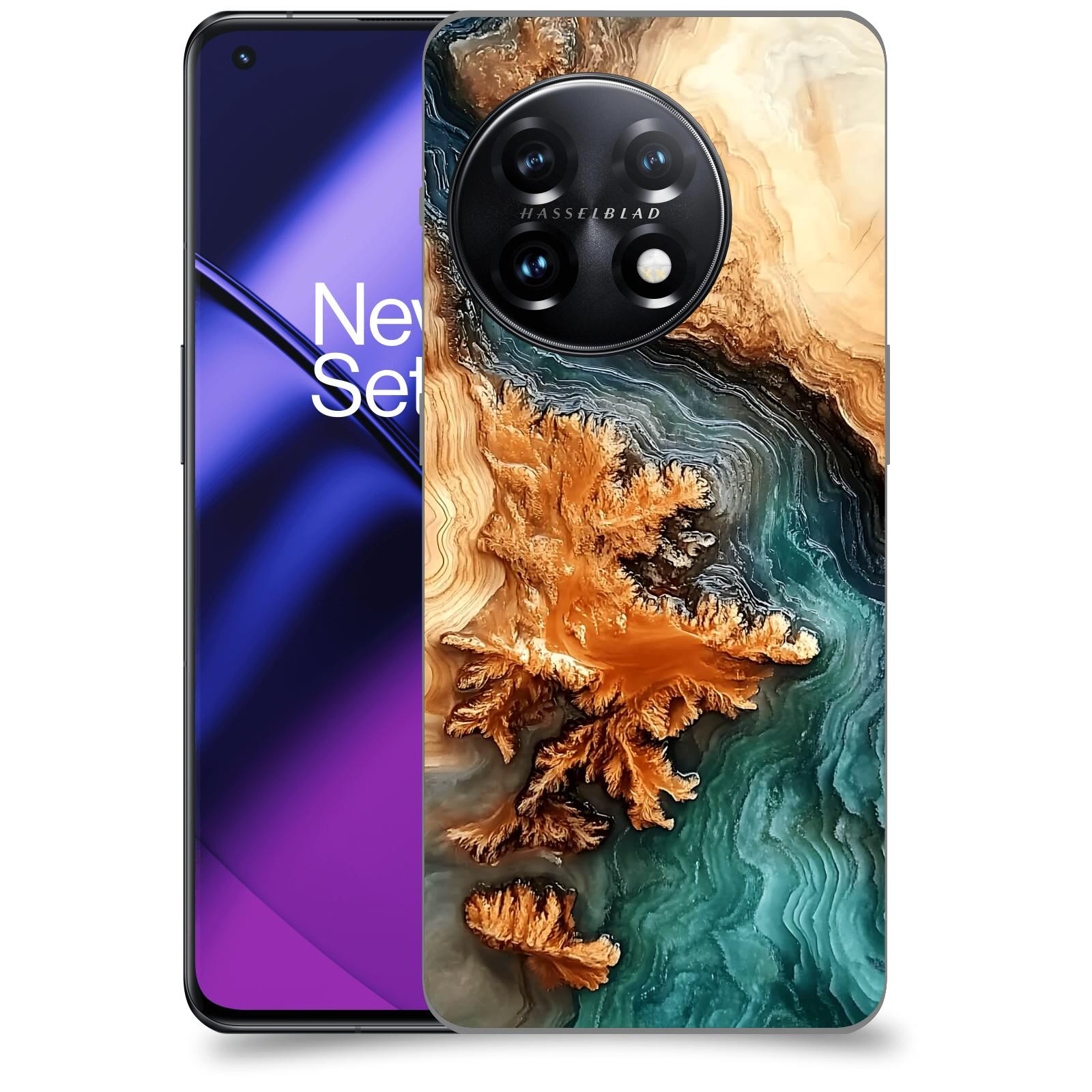 ACOVER Kryt na mobil OnePlus 11 5G - Minerální tok