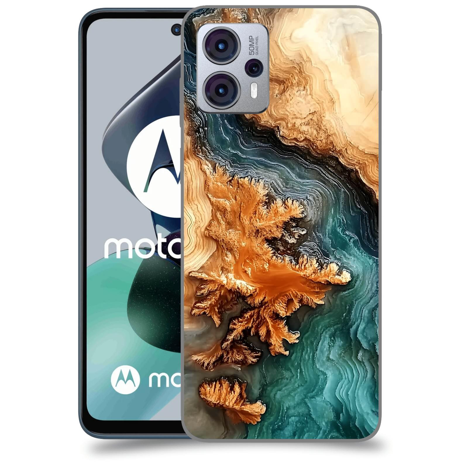 ACOVER Kryt na mobil Motorola Moto G23 - Minerální tok