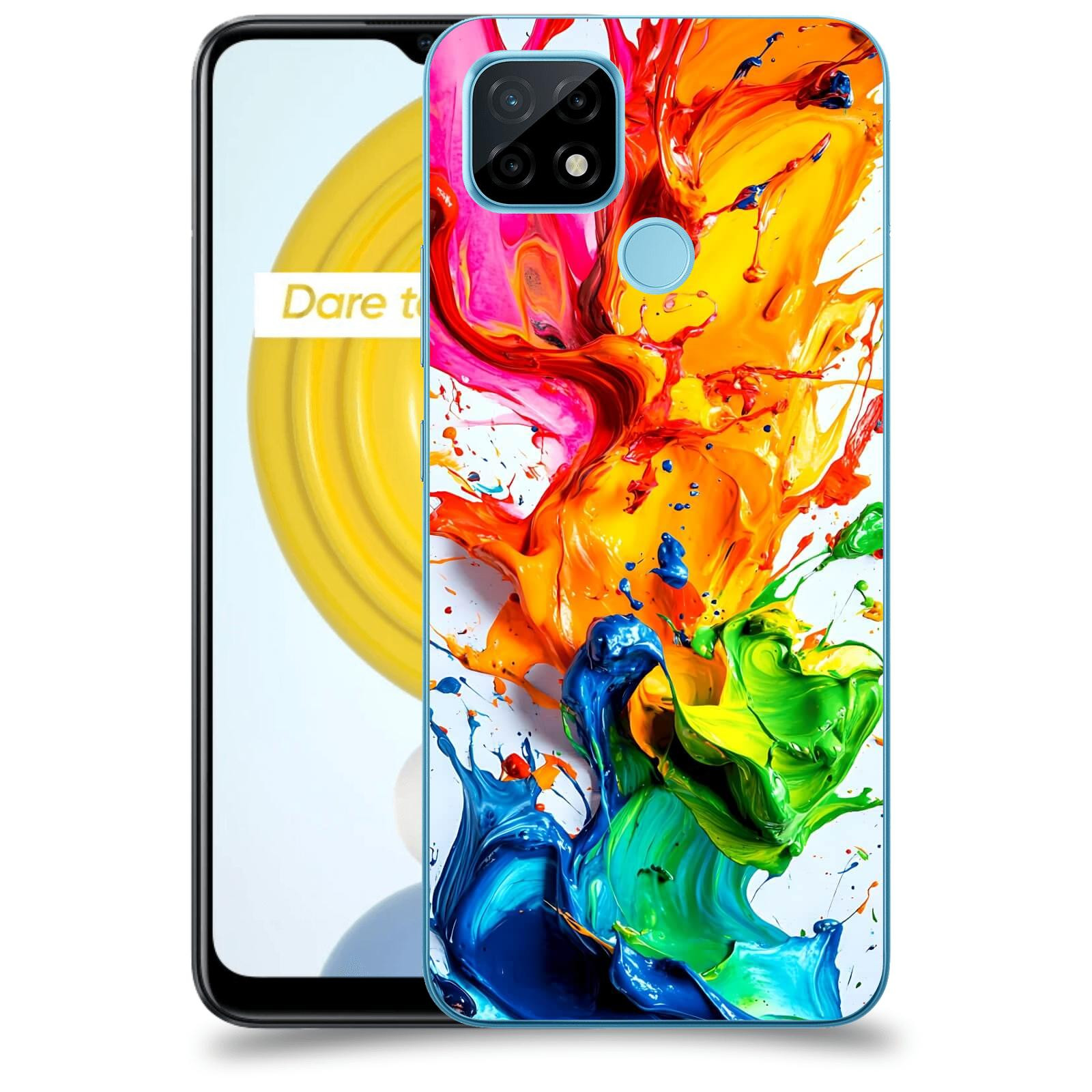 ACOVER Kryt na mobil Realme C21 - Exploze a Dynamika