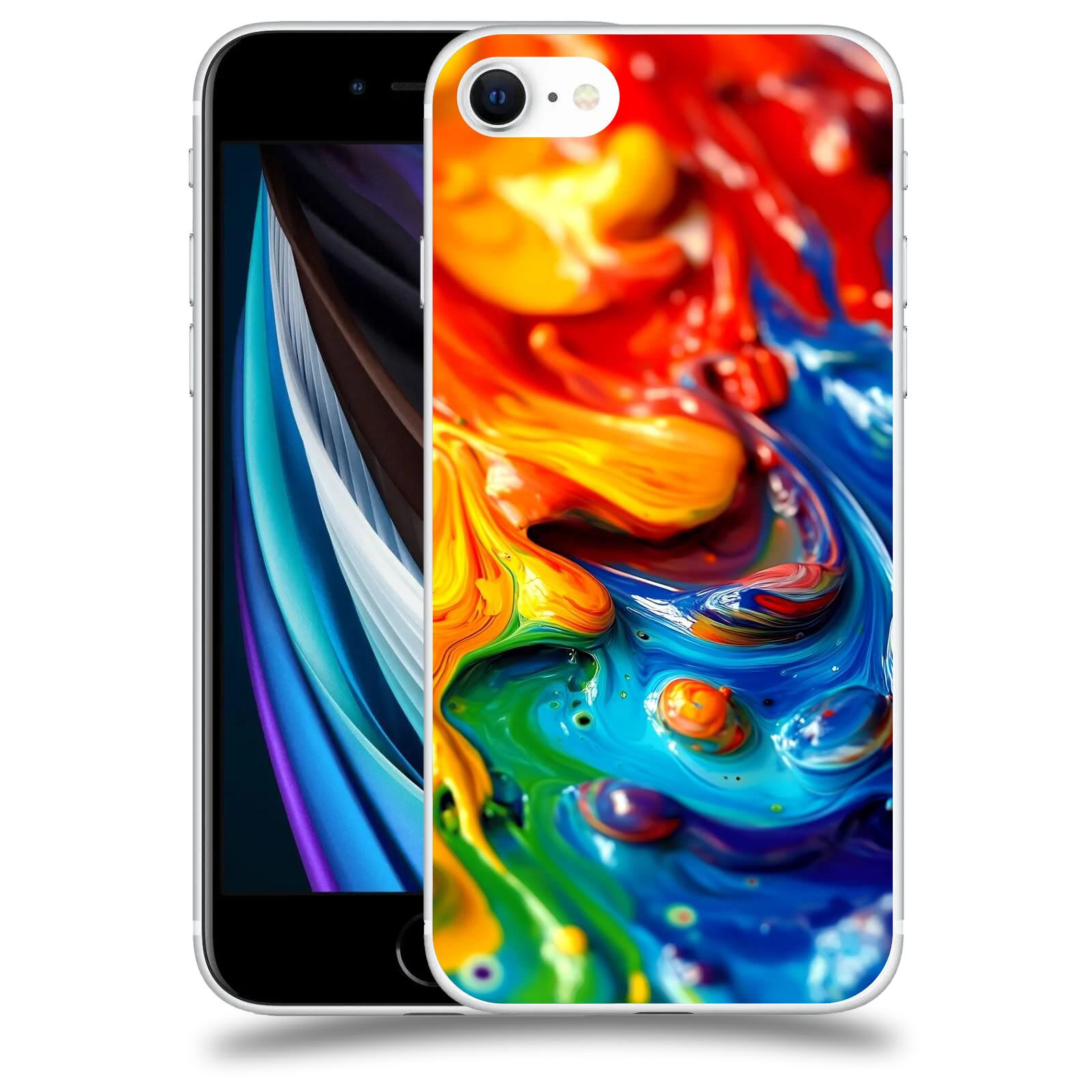 ACOVER Kryt na mobil Apple iPhone SE 2020 - Exploze a Energie