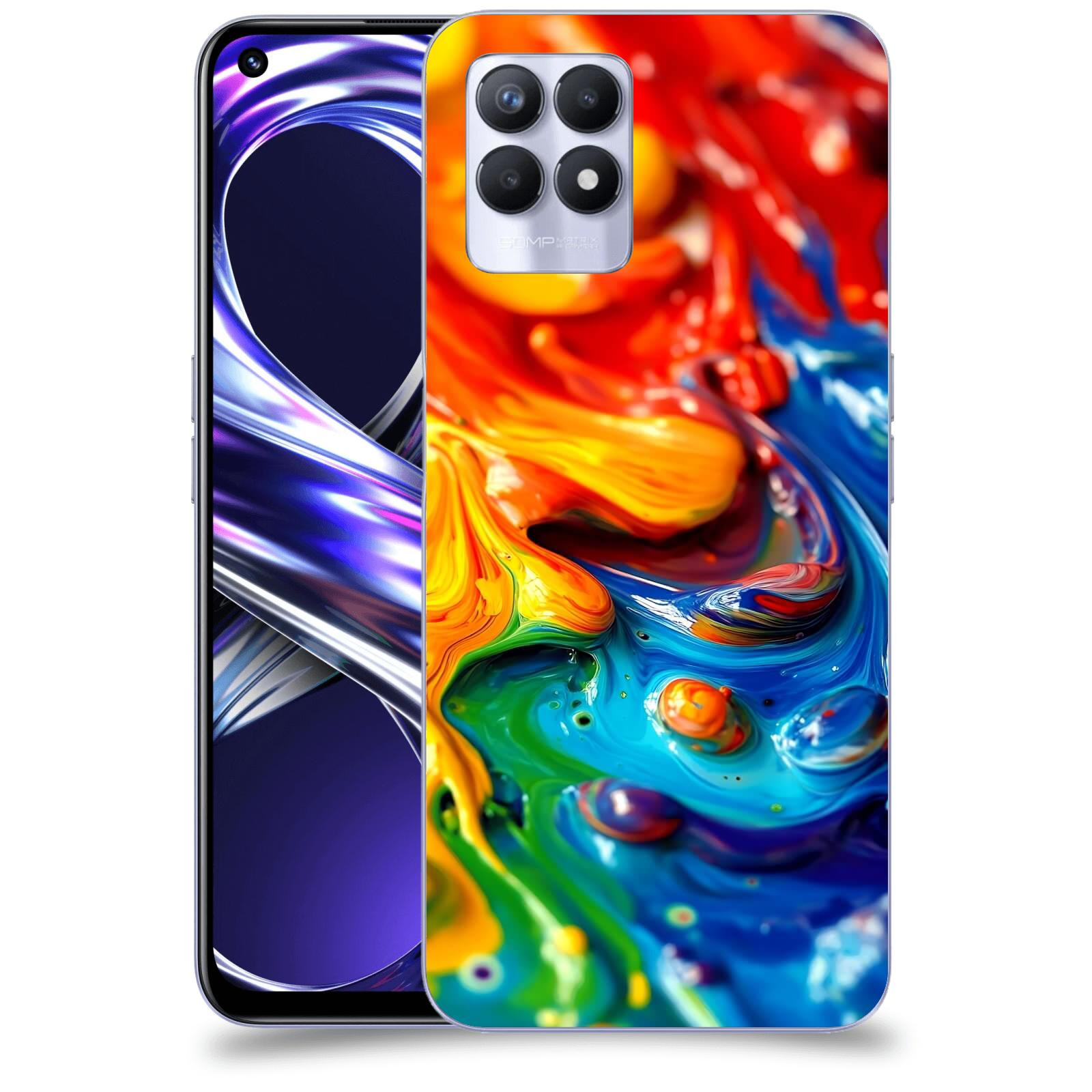 ACOVER Kryt na mobil Realme 8i - Exploze a Energie
