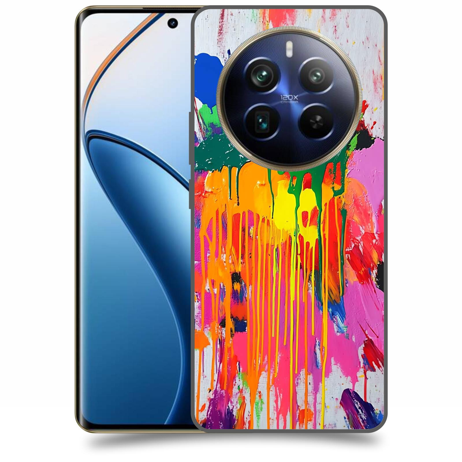 ACOVER Kryt na mobil Realme 12 pro+ 5g - Chaos a Expresivita