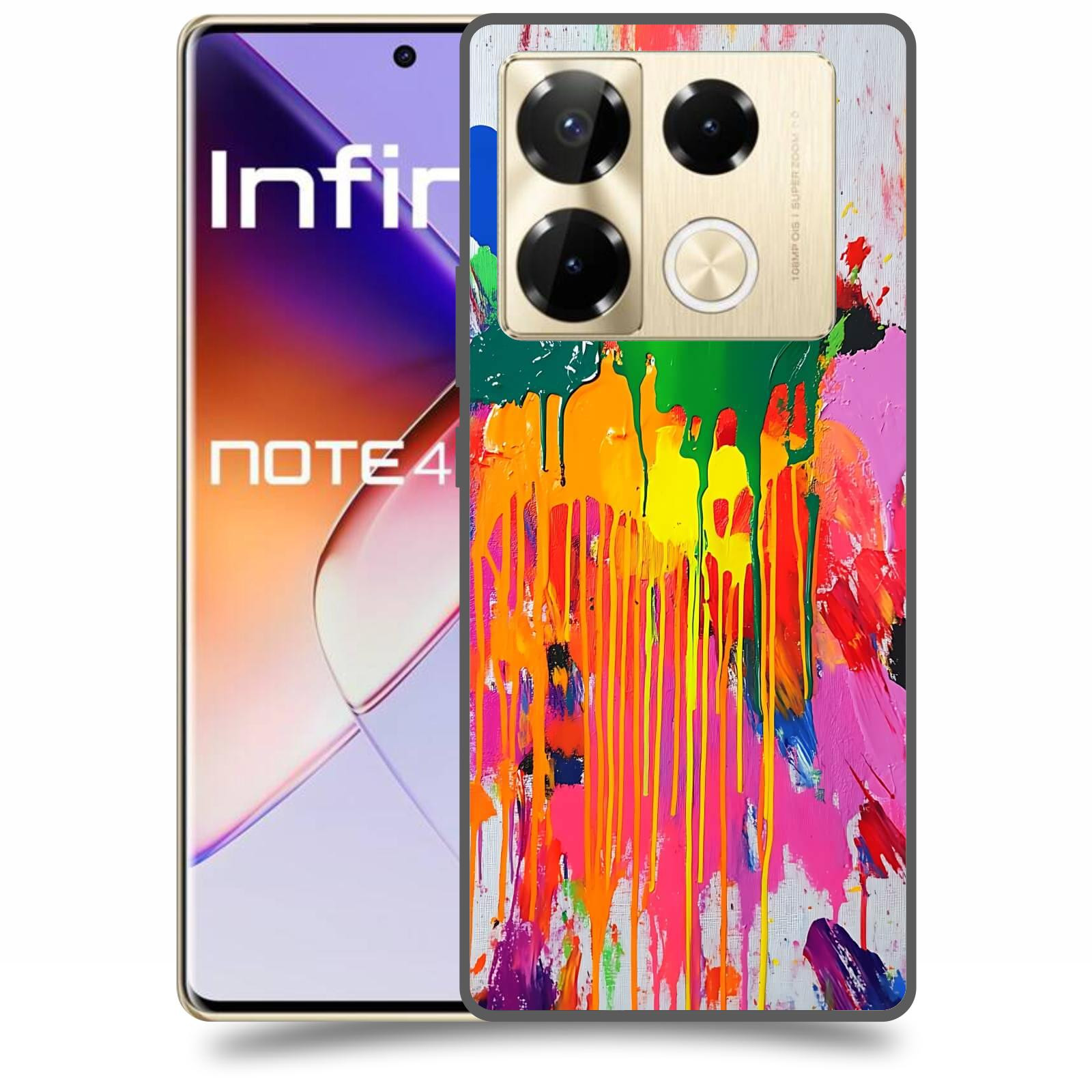 ACOVER Kryt na mobil Infinix Note 40 PRO - Chaos a Expresivita