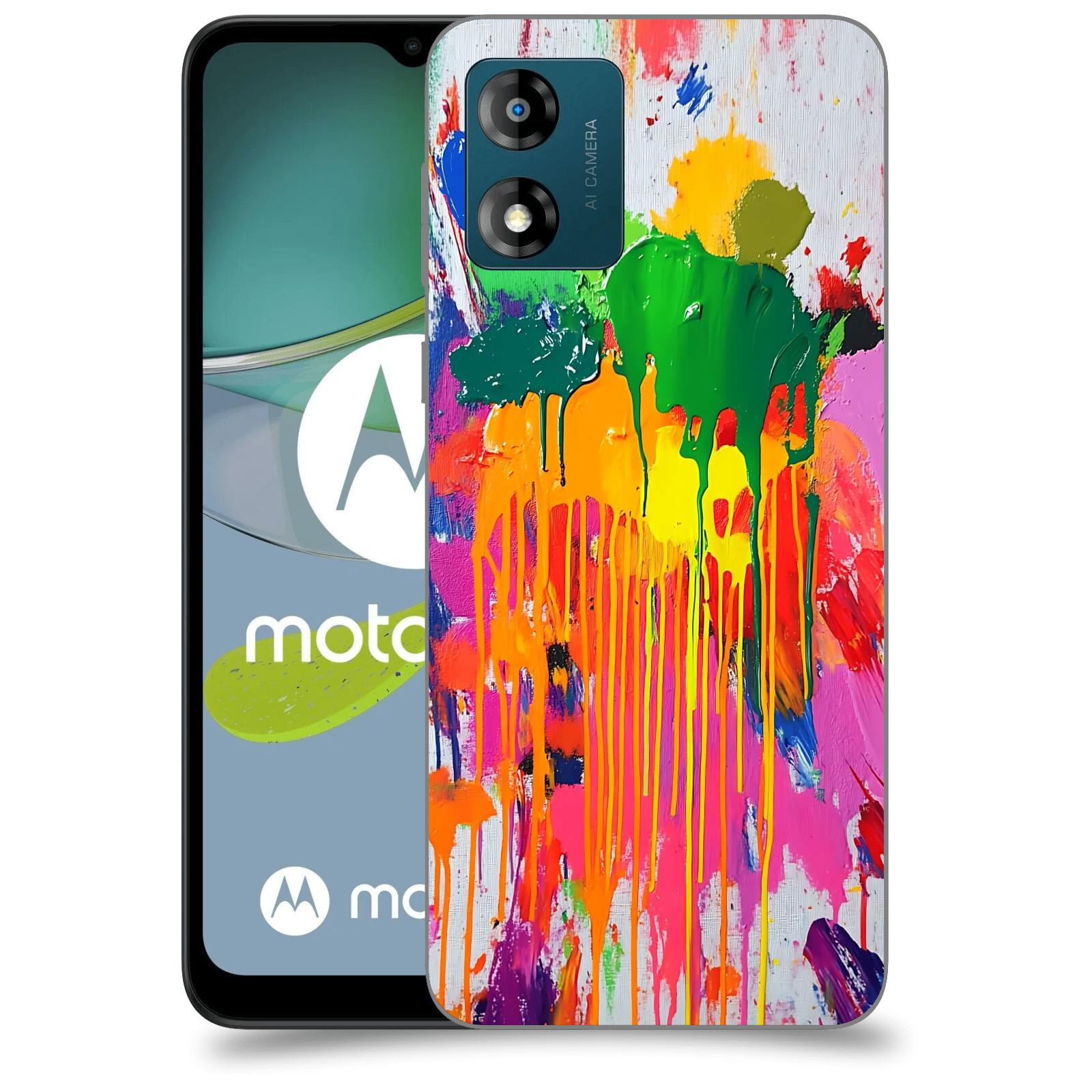 ACOVER Kryt na mobil Motorola Moto E13 - Chaos a Expresivita