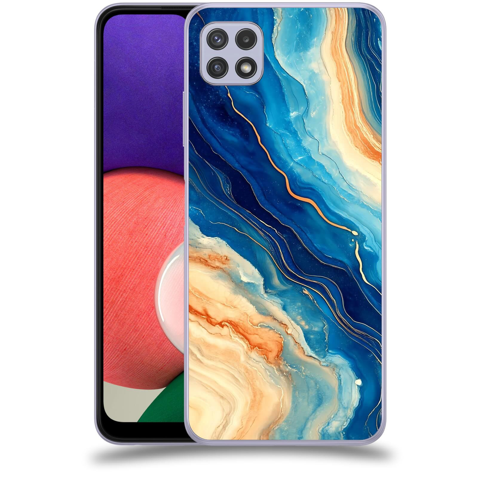 ACOVER Kryt na mobil Samsung Galaxy A22 5G A226B - Kosmos a Proudění