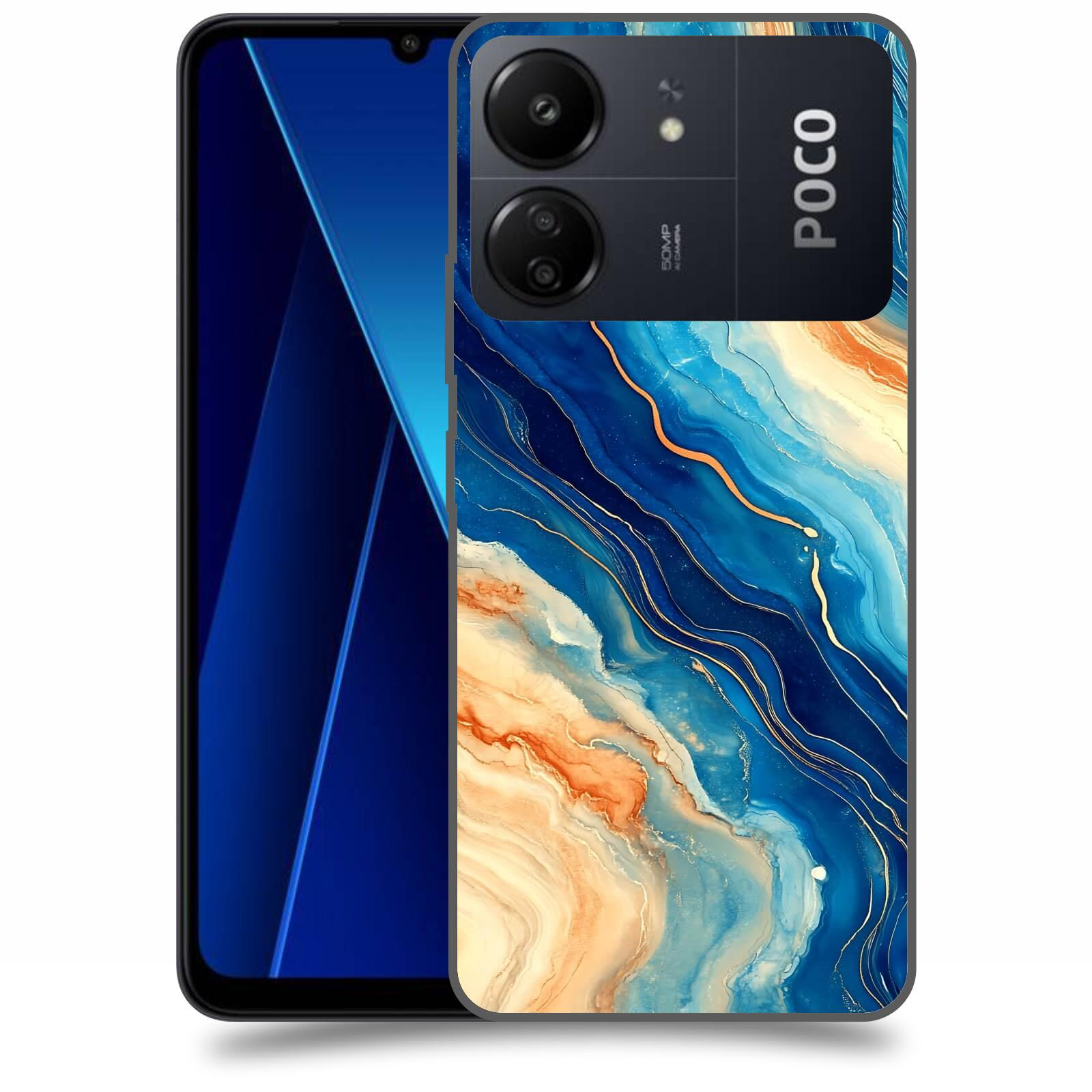 ACOVER Kryt na mobil Poco C65 - Kosmos a Proudění