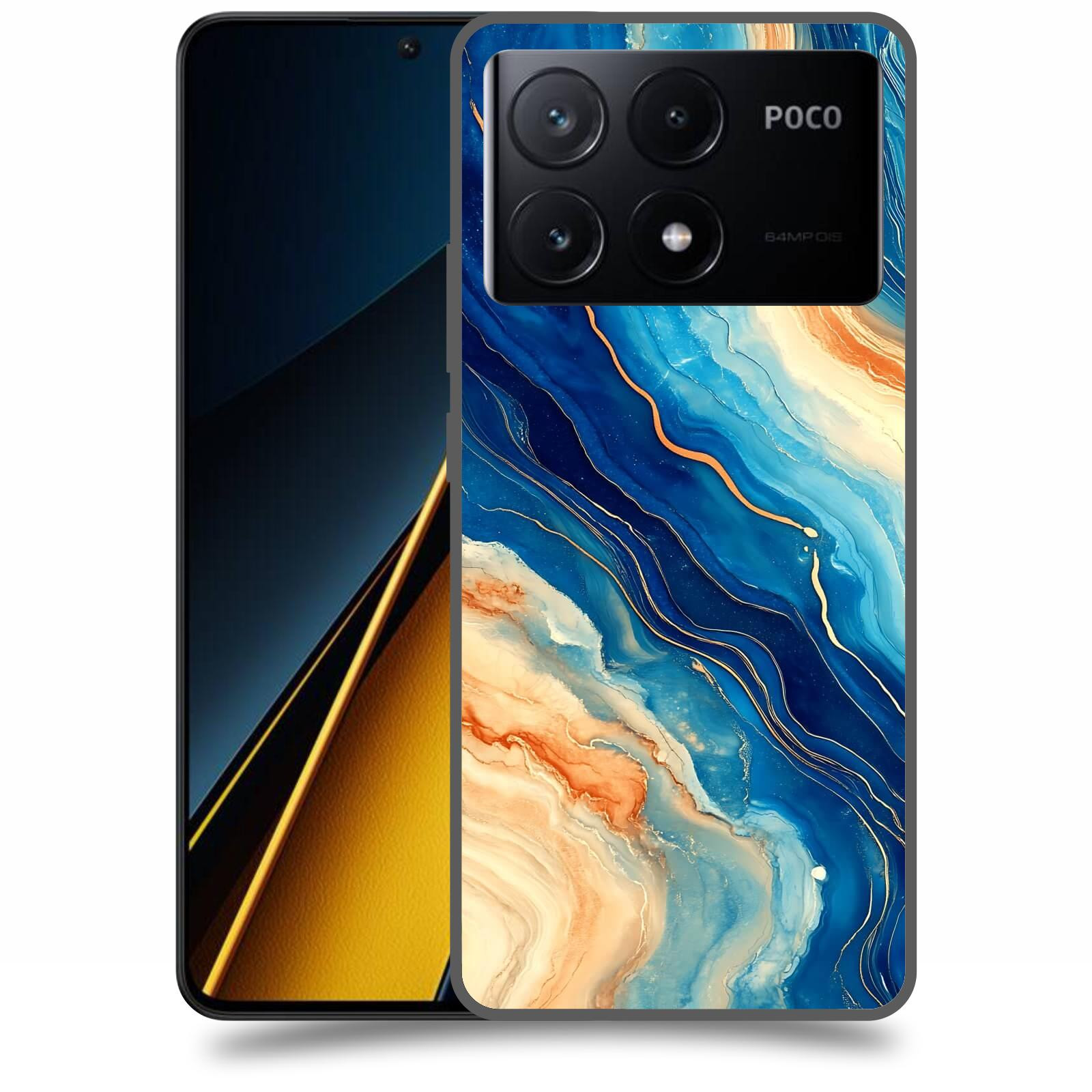 ACOVER Kryt na mobil Poco X6 Pro 5G - Kosmos a Proudění