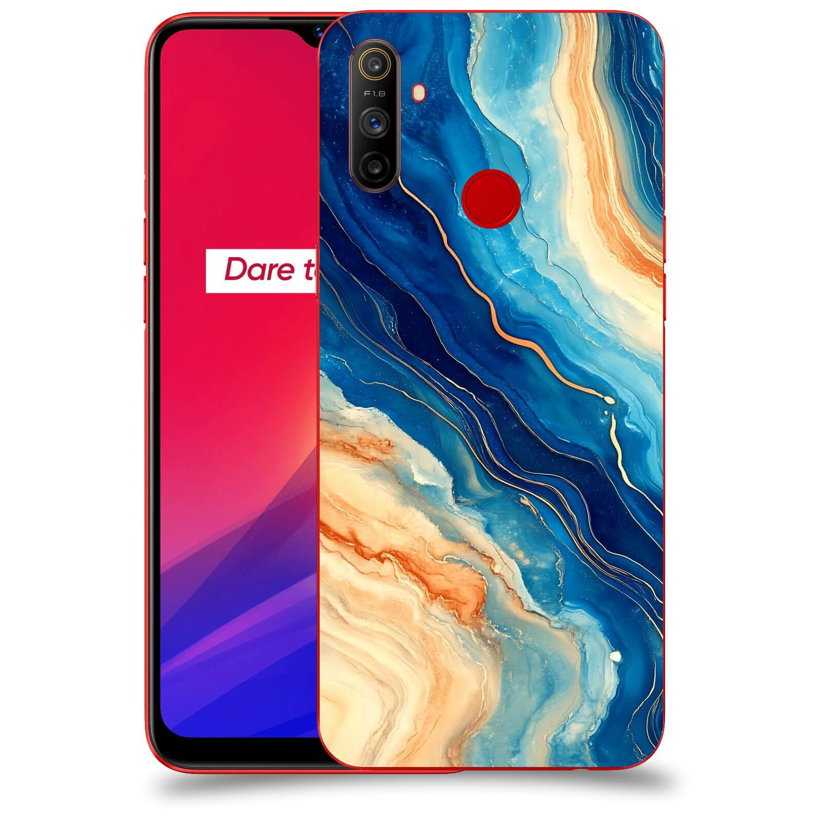 ACOVER Kryt na mobil Realme C3 - Kosmos a Proudění