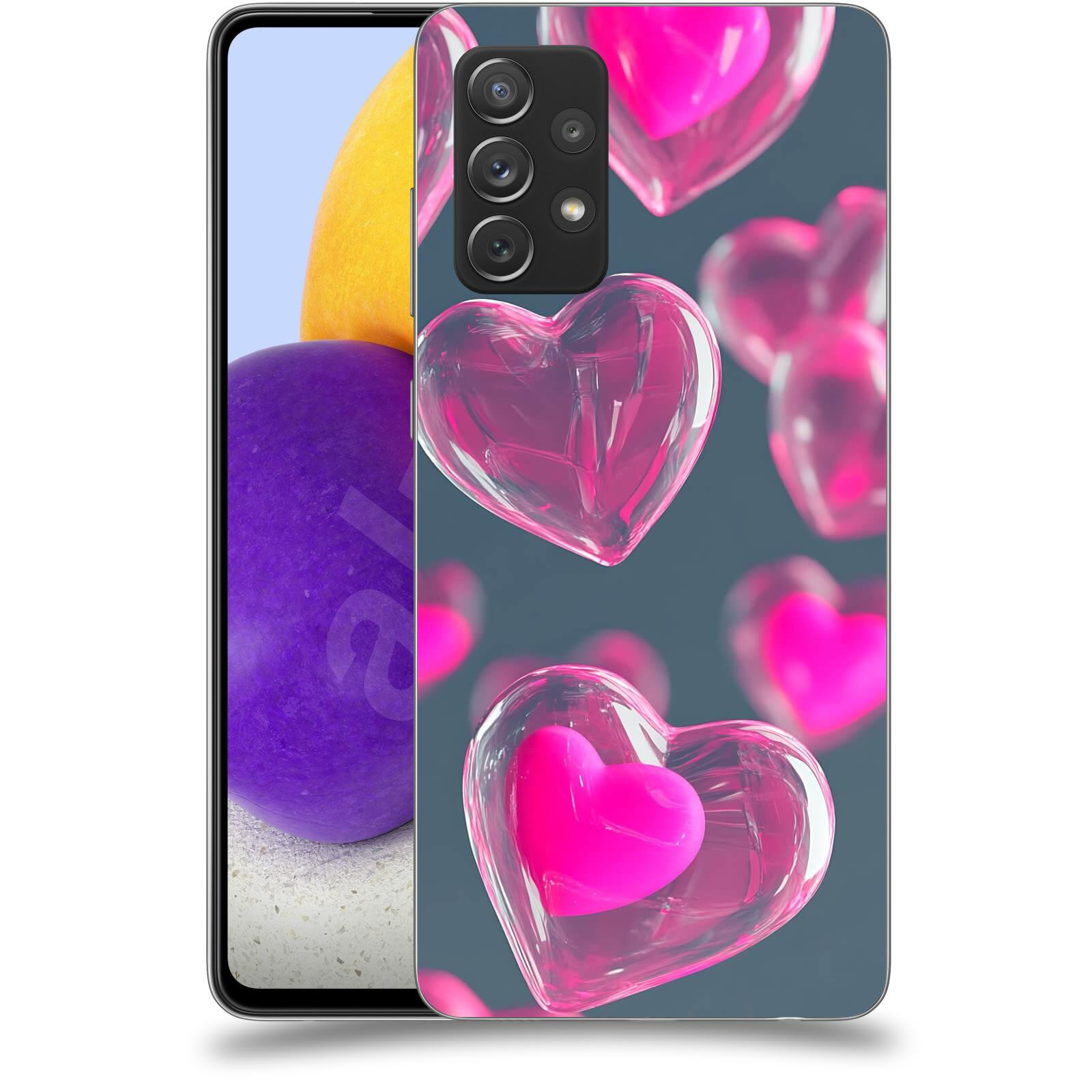 ACOVER Kryt na mobil Samsung Galaxy A72 A725F - Láska a Jemnost