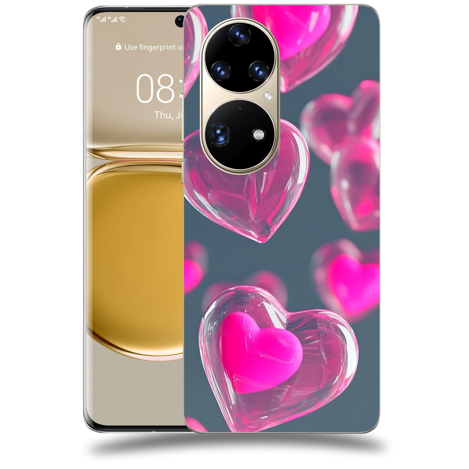 ACOVER Kryt na mobil Huawei P50 - Láska a Jemnost