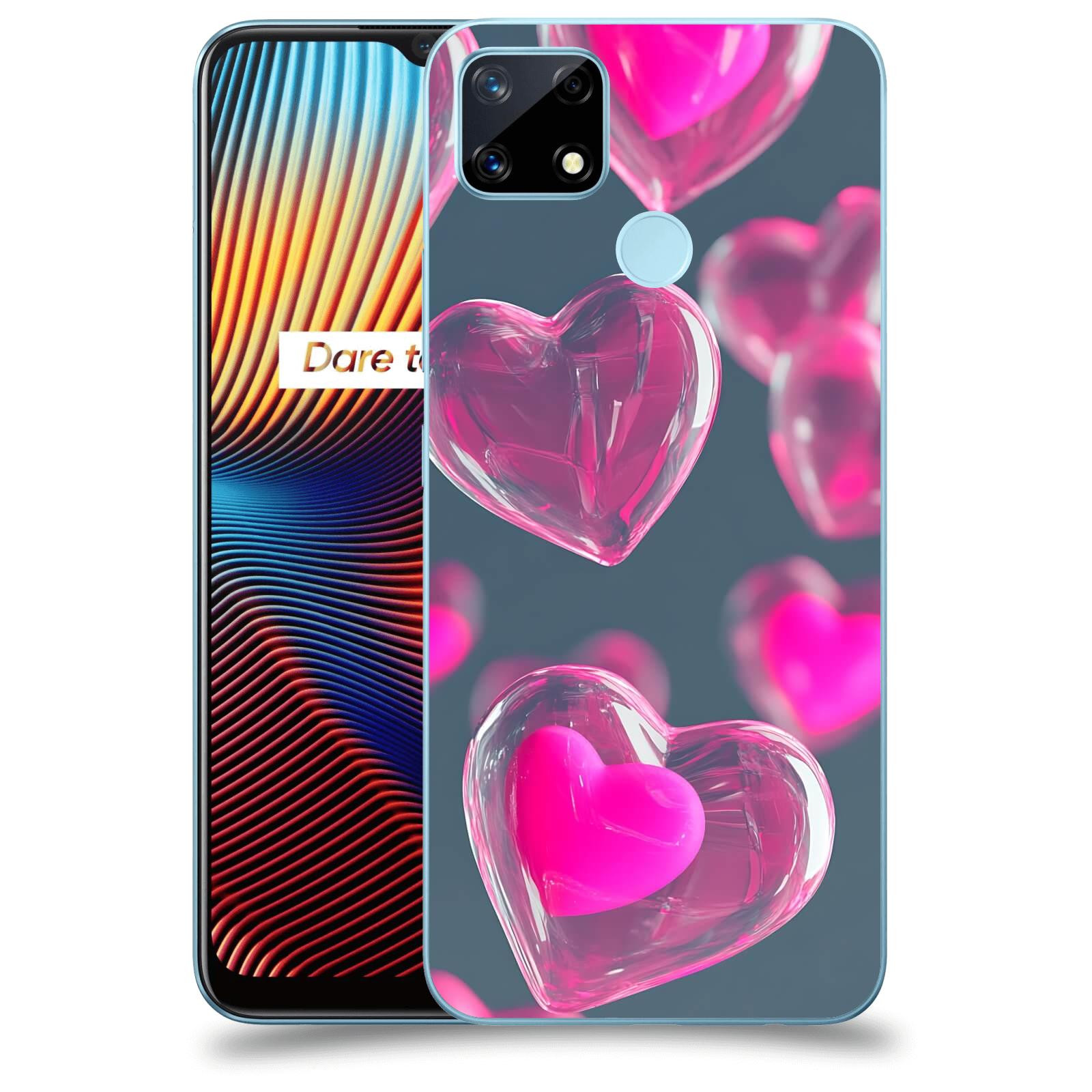 ACOVER Kryt na mobil Realme 7i - Láska a Jemnost