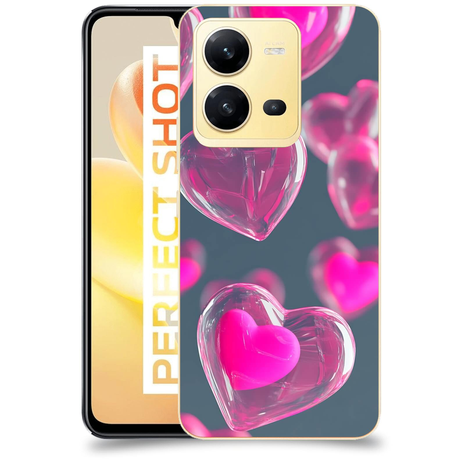 ACOVER Kryt na mobil Vivo X80 Lite - Láska a Jemnost