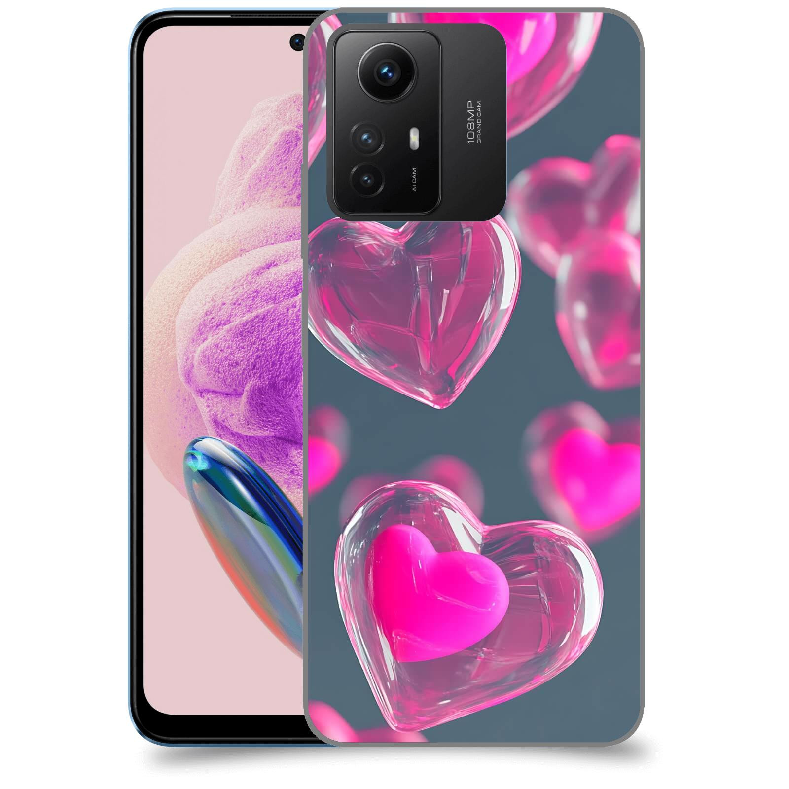 ACOVER Kryt na mobil Xiaomi Redmi Note 12S - Láska a Jemnost