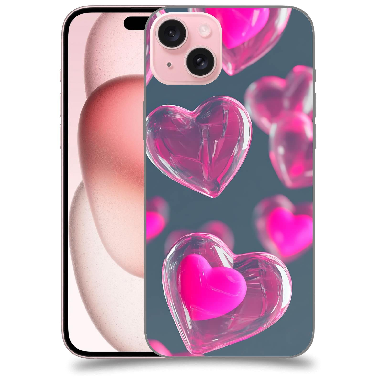 ACOVER Kryt na mobil Apple iPhone 15 plus - Láska a Jemnost