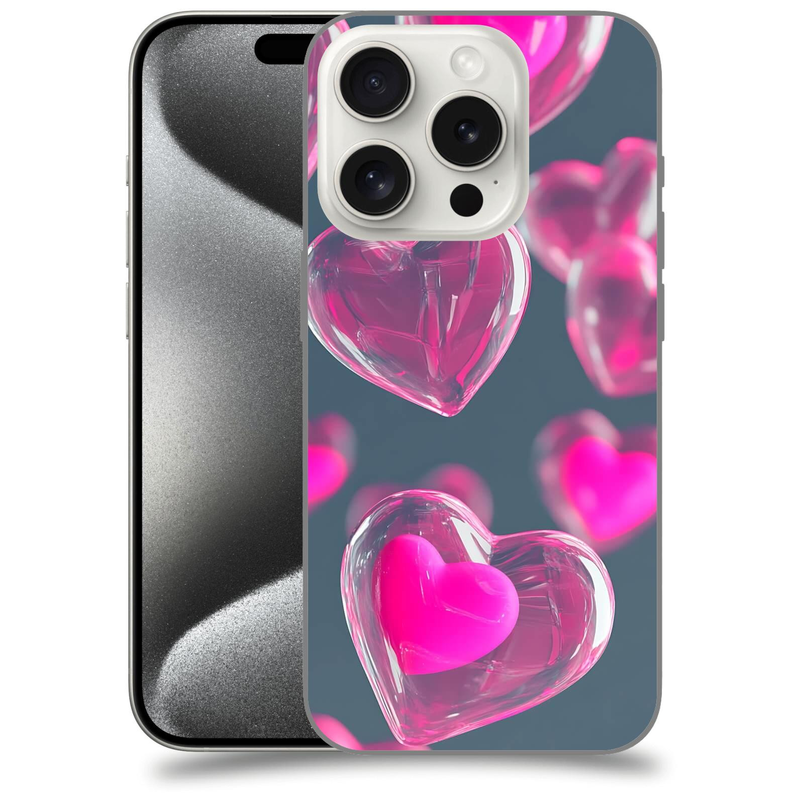 ACOVER Kryt na mobil Apple iPhone 15 pro - Láska a Jemnost