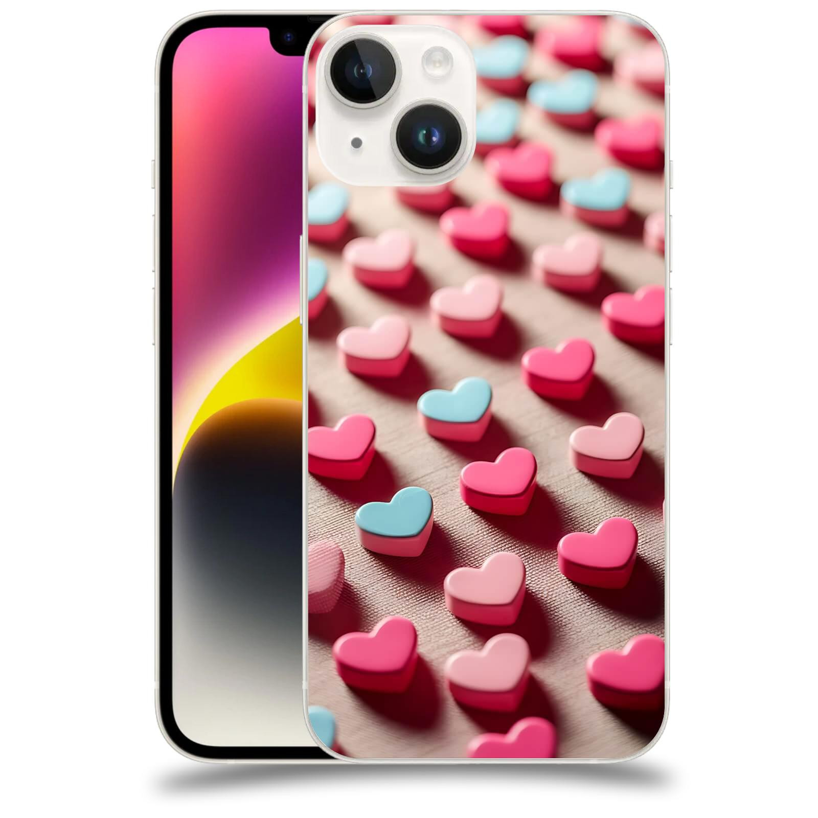 ACOVER Kryt na mobil Apple iPhone 14 - Láska a Nekonečnost