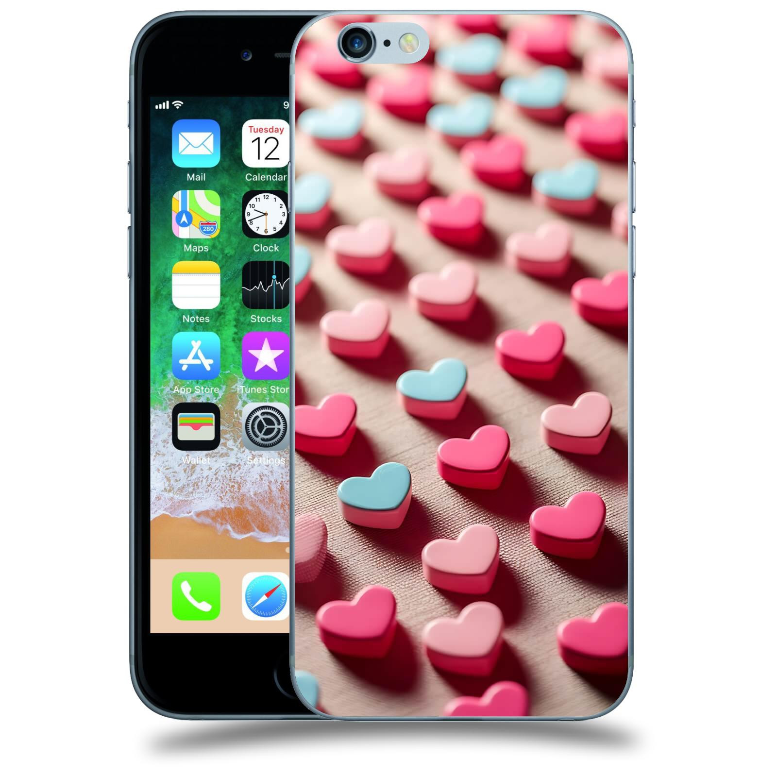 ACOVER Kryt na mobil Apple iPhone 6/6S - Láska a Nekonečnost