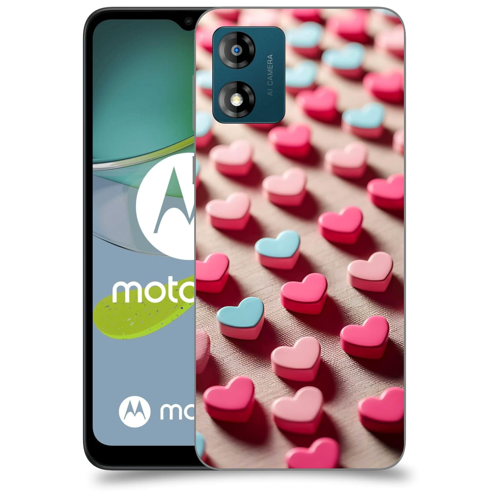 ACOVER Kryt na mobil Motorola Moto E13 - Láska a Nekonečnost