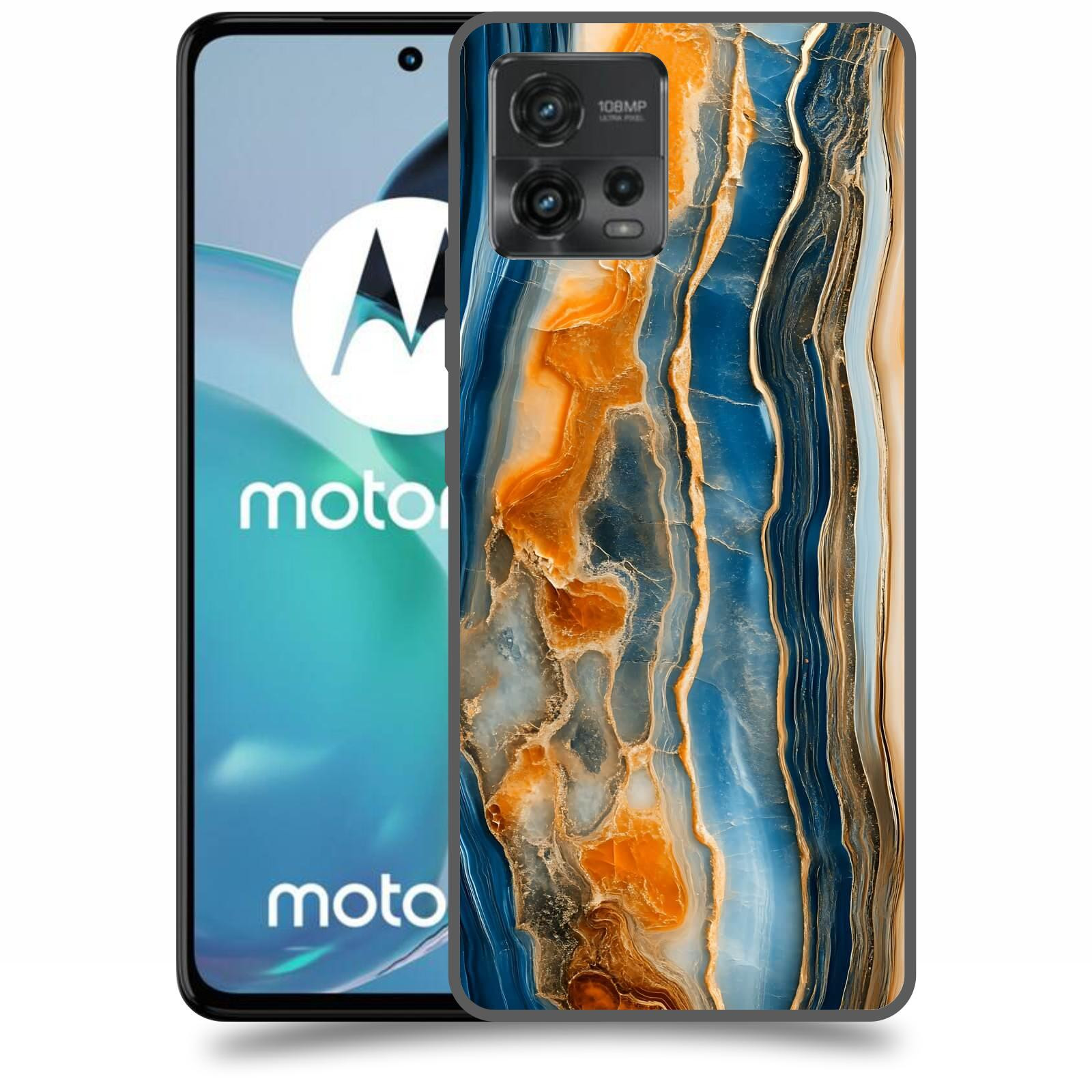 ACOVER Kryt na mobil Motorola Moto G72 - Minerál a Energie
