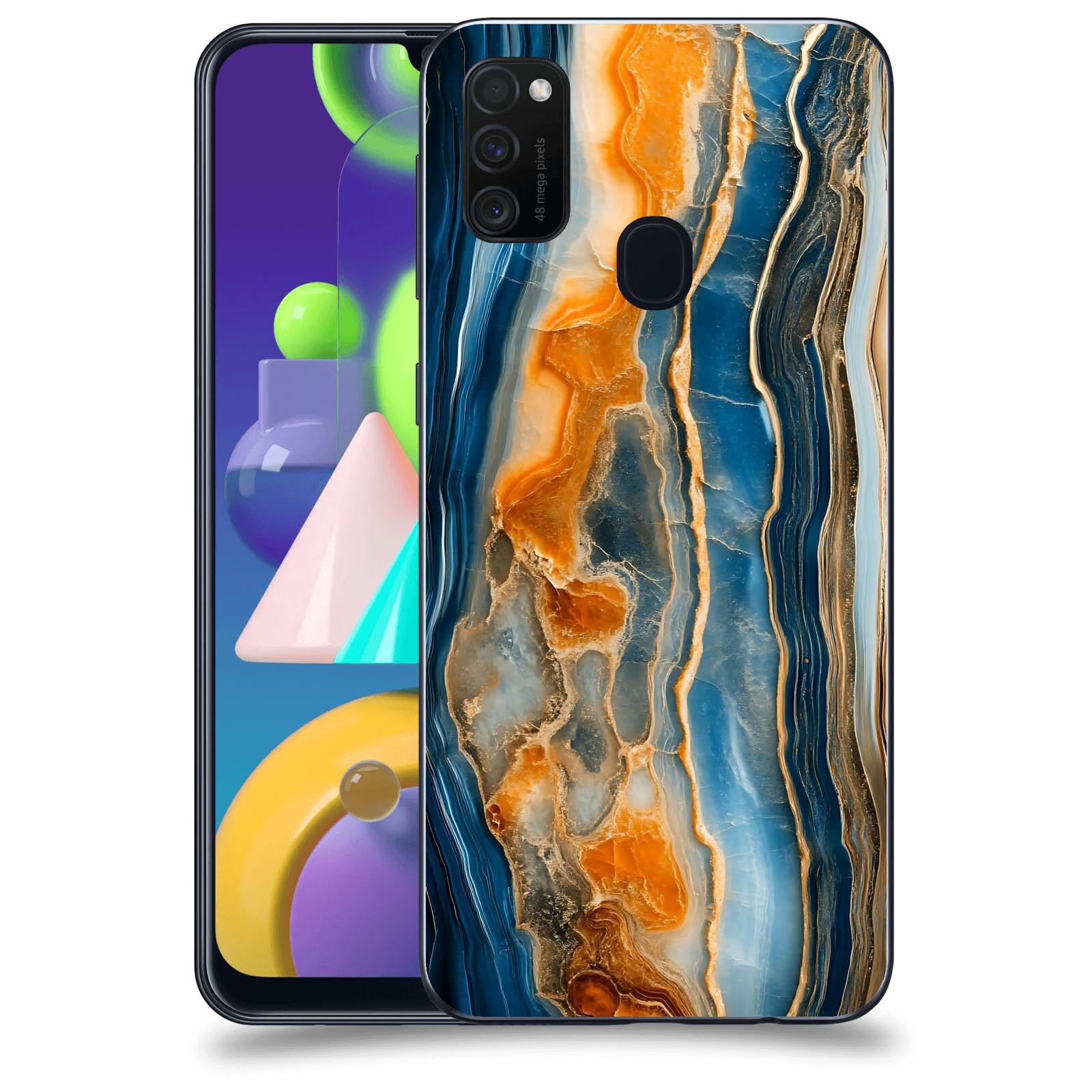 ACOVER Kryt na mobil Samsung Galaxy M21 M215F - Minerál a Energie