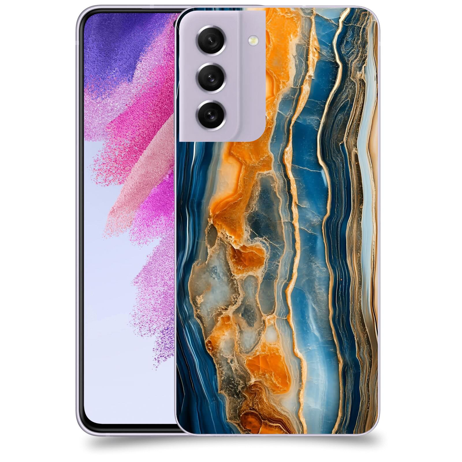 ACOVER Kryt na mobil Samsung Galaxy S21 FE 5G - Minerál a Energie