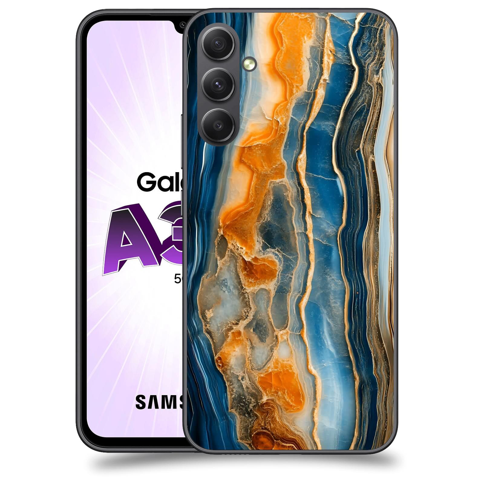 ACOVER Kryt na mobil Samsung Galaxy A34 - Minerál a Energie