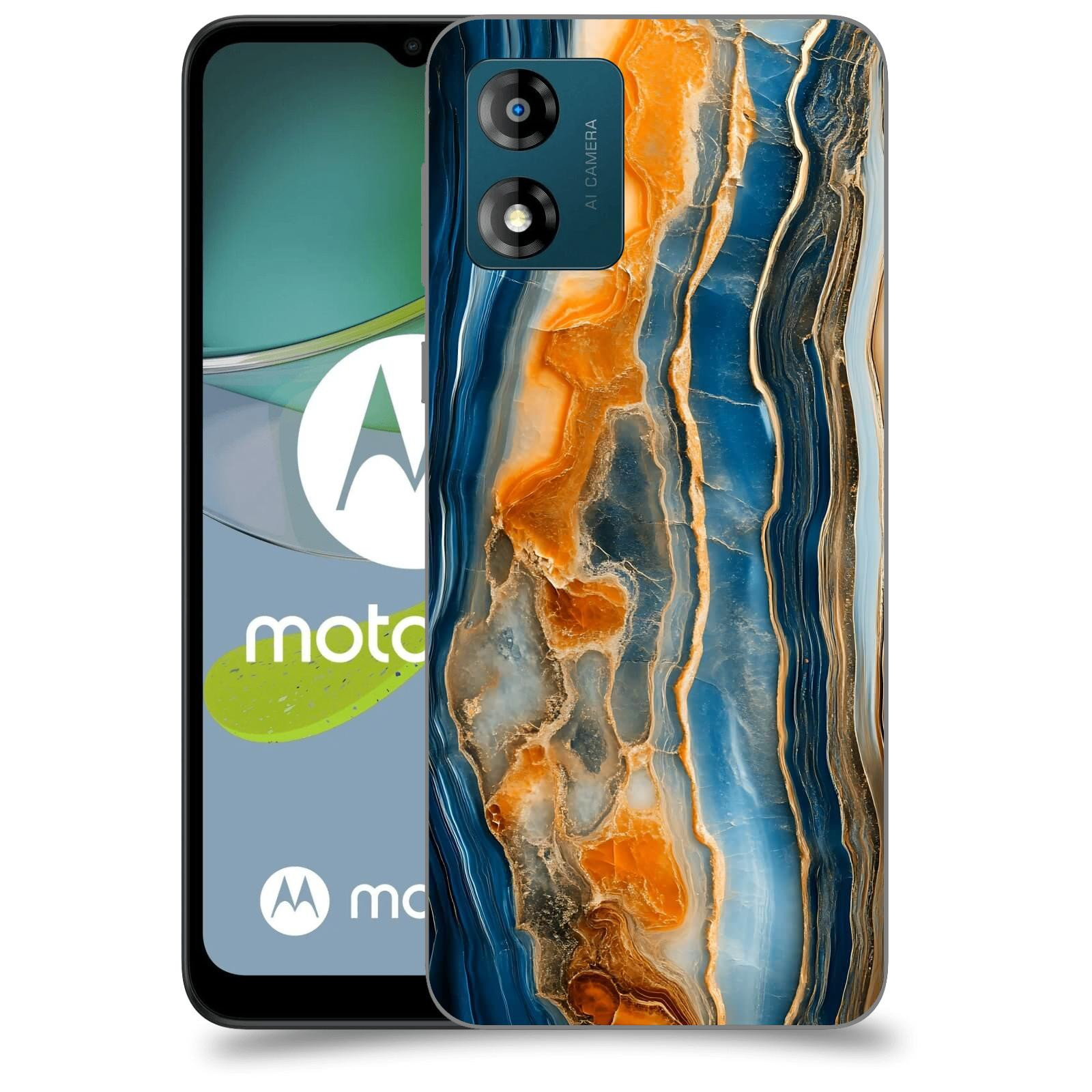 ACOVER Kryt na mobil Motorola Moto E13 - Minerál a Energie