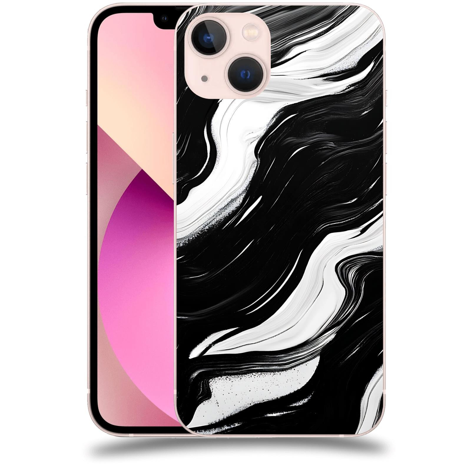 ACOVER Kryt na mobil Apple iPhone 13 - Monochromie a Proudění