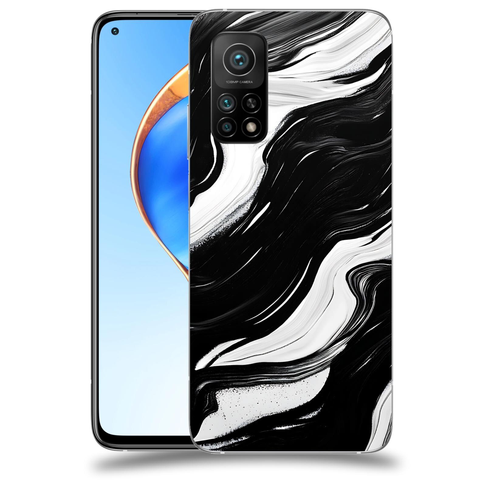 ACOVER Kryt na mobil Xiaomi Mi 10T Pro - Monochromie a Proudění