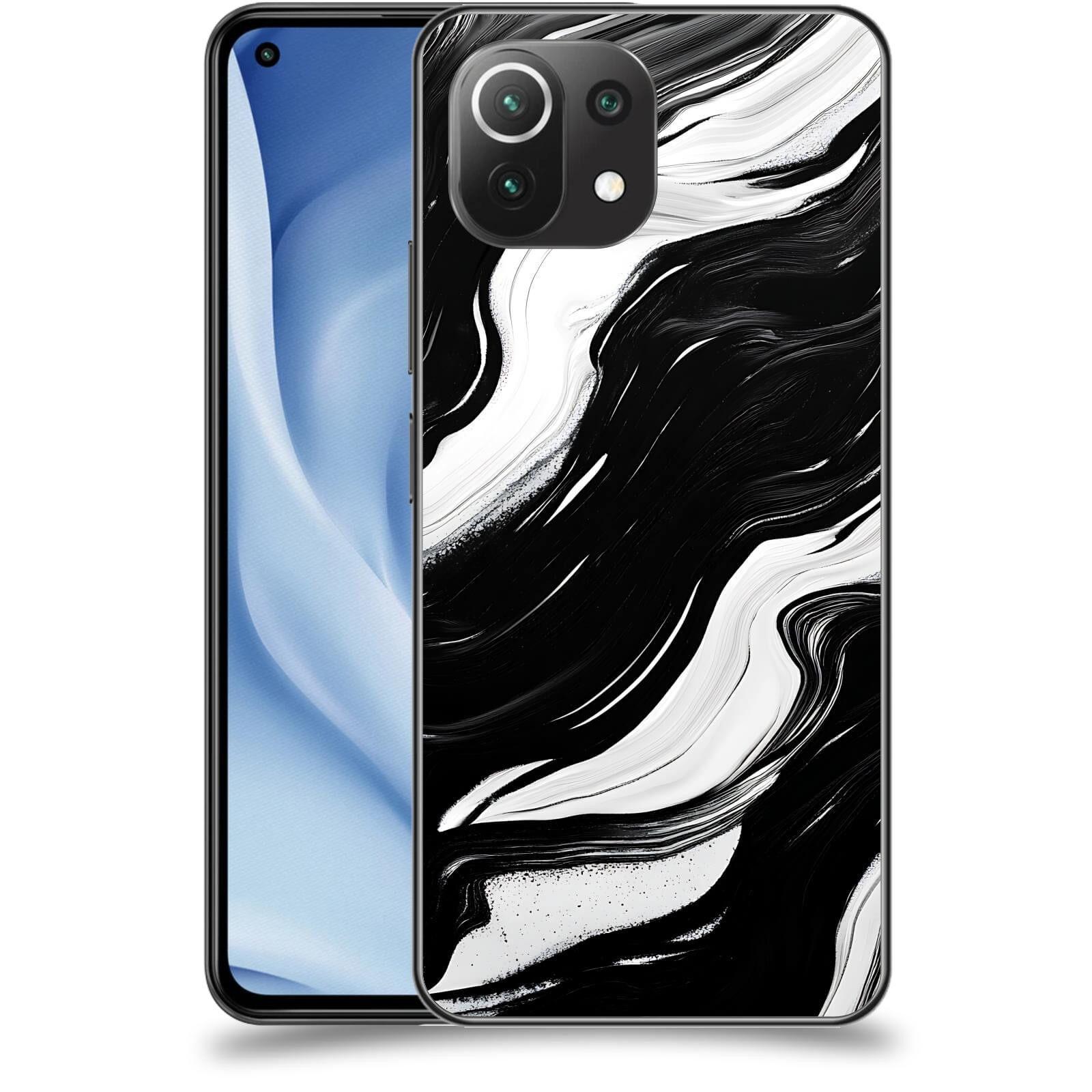 ACOVER Kryt na mobil Xiaomi Mi 11 Lite - Monochromie a Proudění
