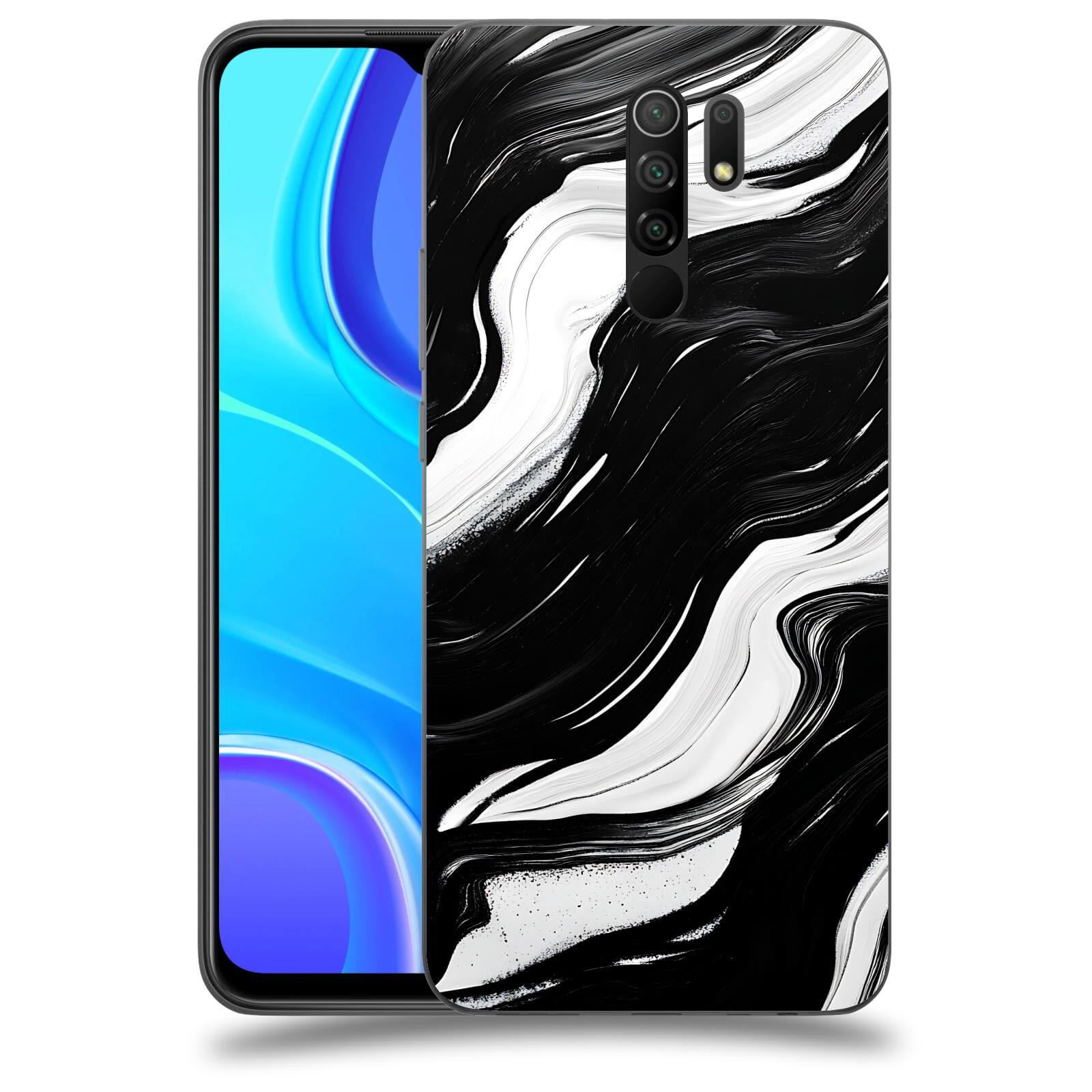 ACOVER Kryt na mobil Xiaomi Redmi 9 - Monochromie a Proudění