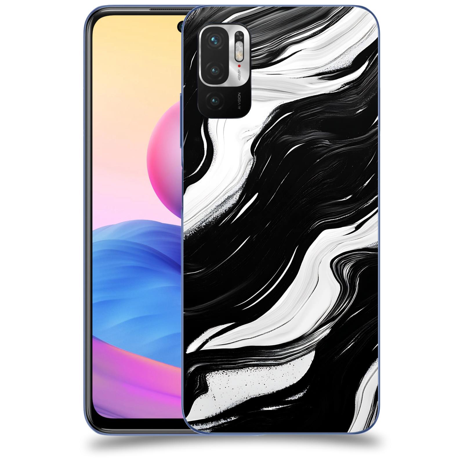 ACOVER Kryt na mobil Xiaomi Redmi Note 10 5G - Monochromie a Proudění