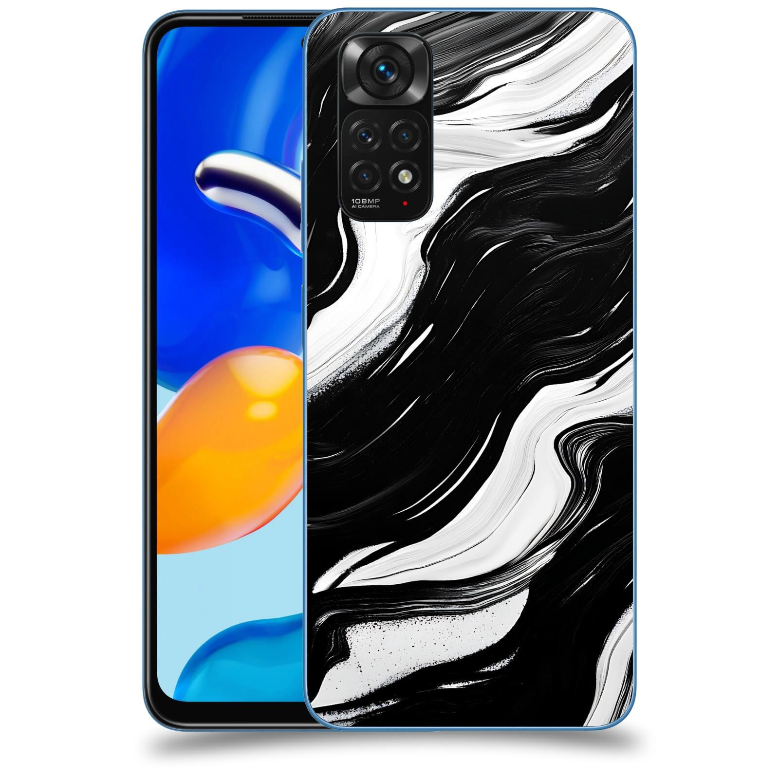 ACOVER Kryt na mobil Xiaomi Redmi Note 11S - Monochromie a Proudění