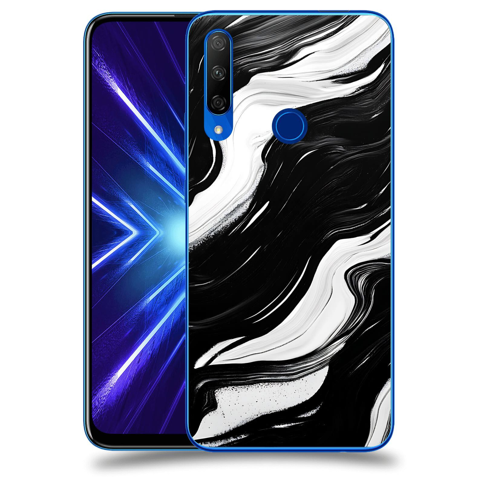 ACOVER Kryt na mobil Honor 9X - Monochromie a Proudění