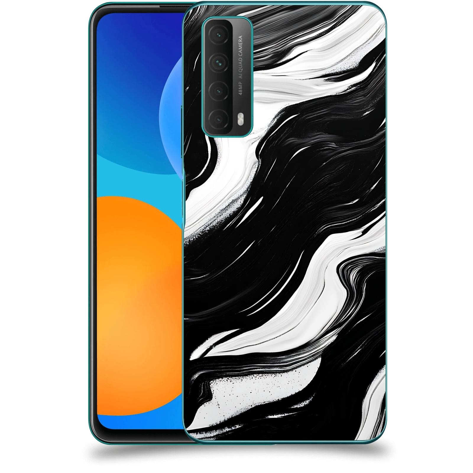 ACOVER Kryt na mobil Huawei P Smart 2021 - Monochromie a Proudění