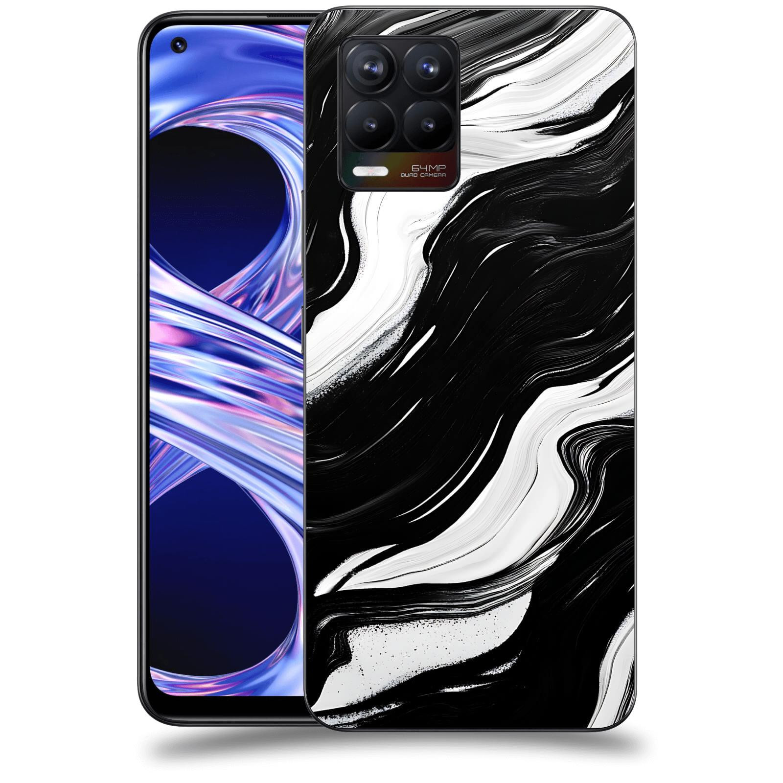 ACOVER Kryt na mobil Realme 8 - Monochromie a Proudění