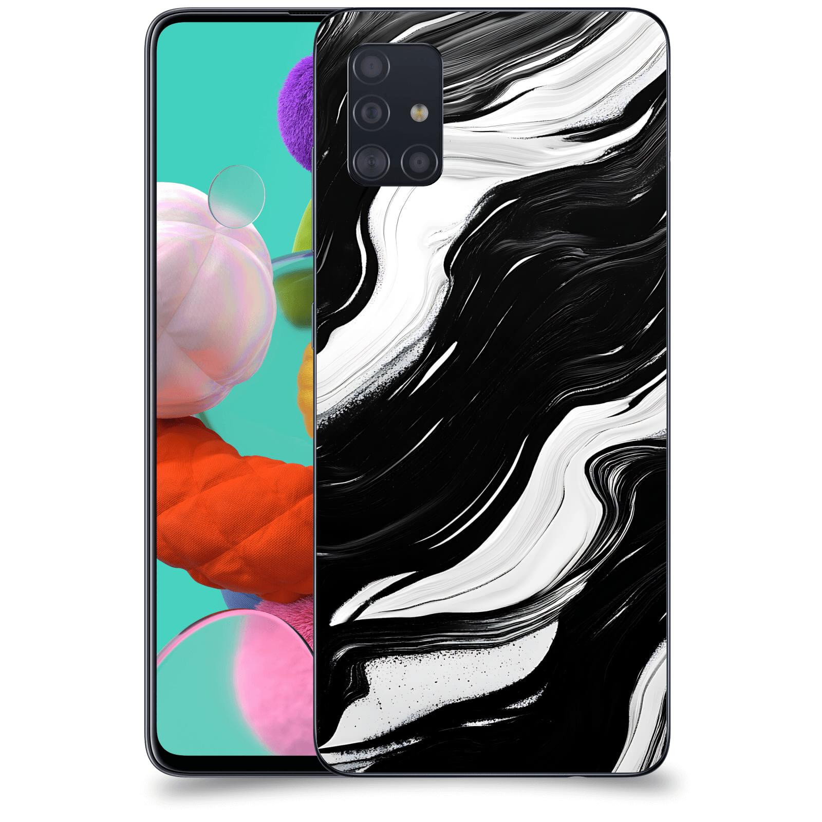 ACOVER Kryt na mobil Samsung Galaxy A51 A515F - Monochromie a Proudění