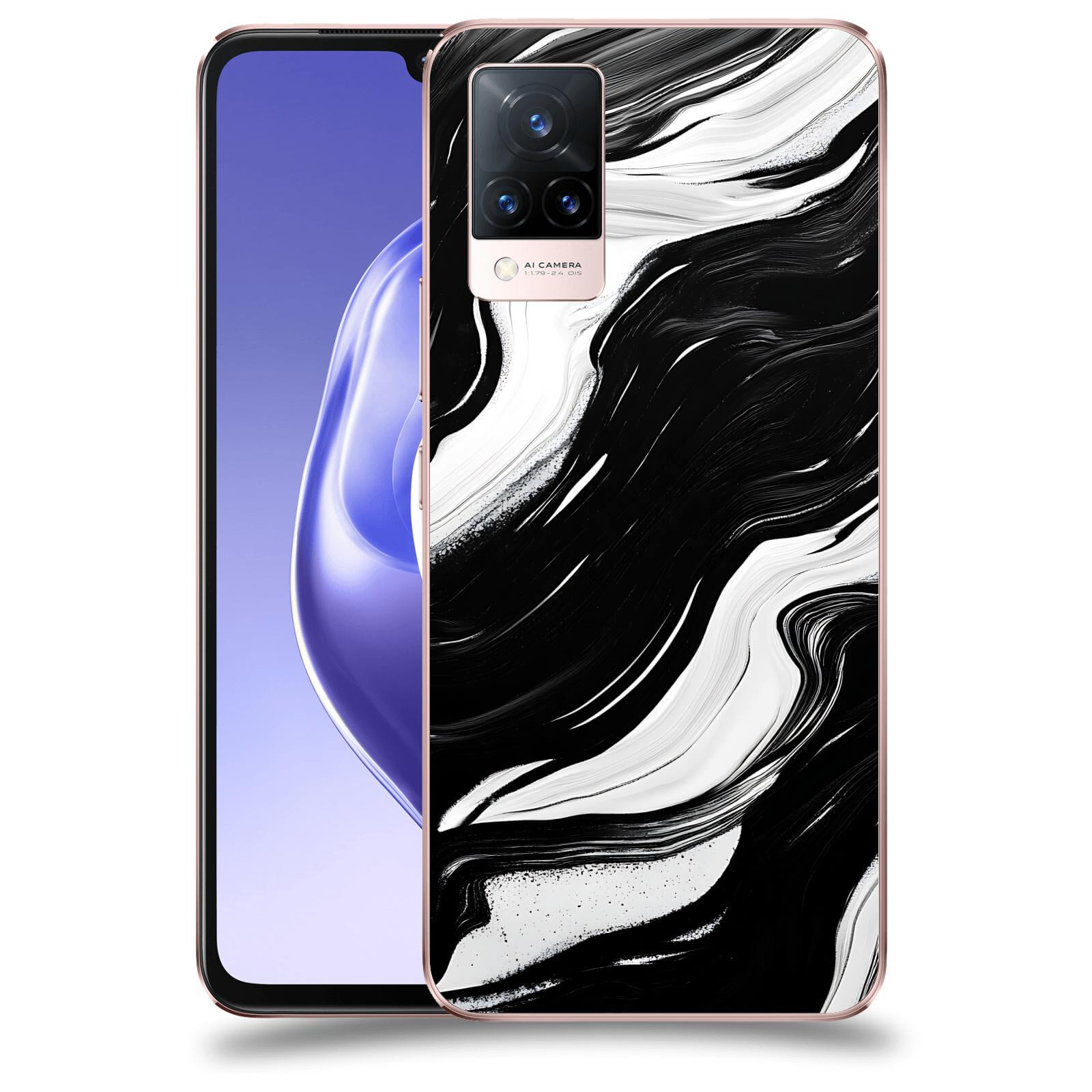 ACOVER Kryt na mobil Vivo V21 5G - Monochromie a Proudění