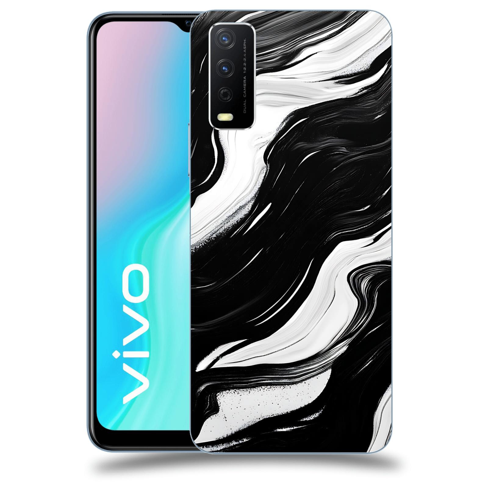 ACOVER Kryt na mobil Vivo Y11s - Monochromie a Proudění