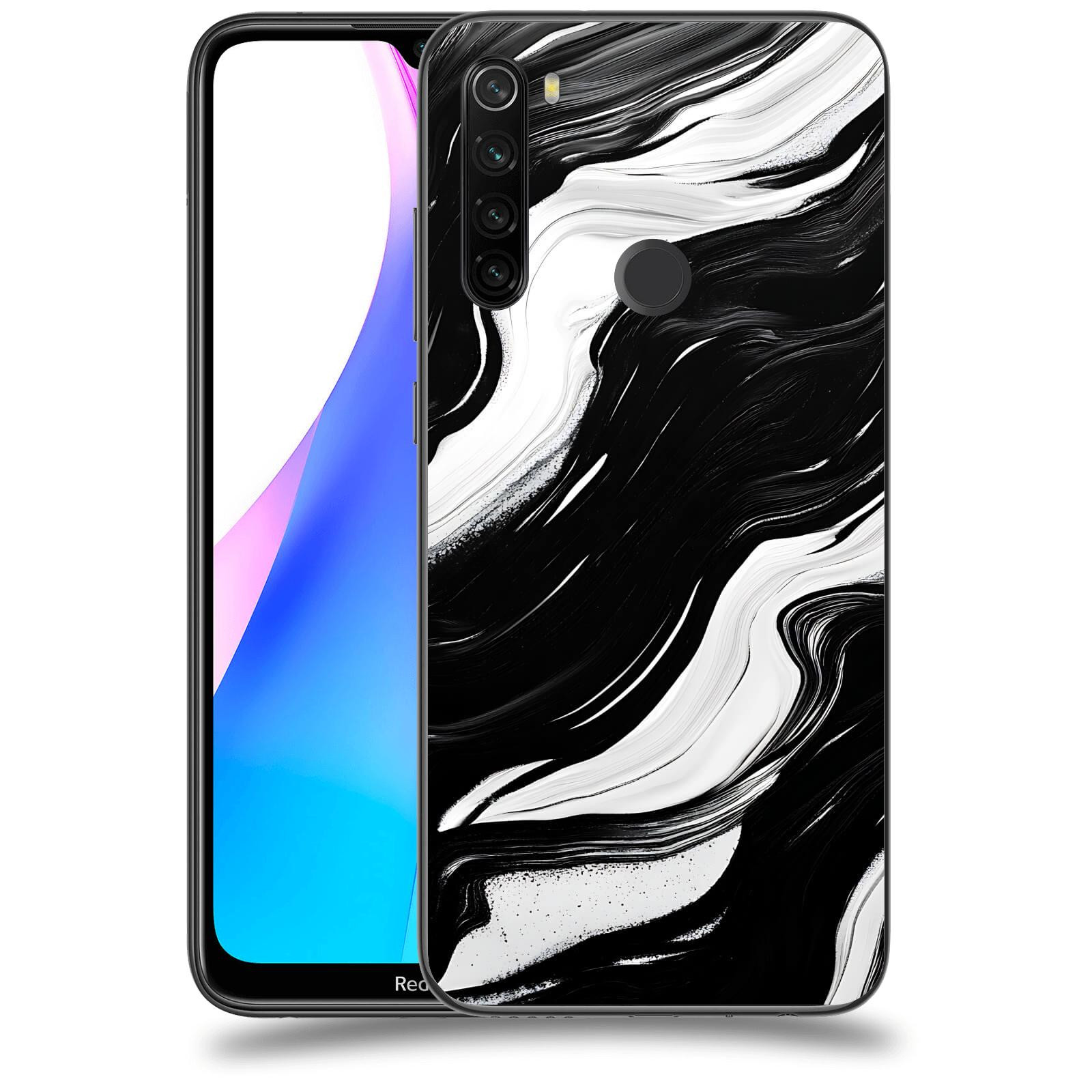 ACOVER Kryt na mobil Xiaomi Redmi Note 8T - Monochromie a Proudění