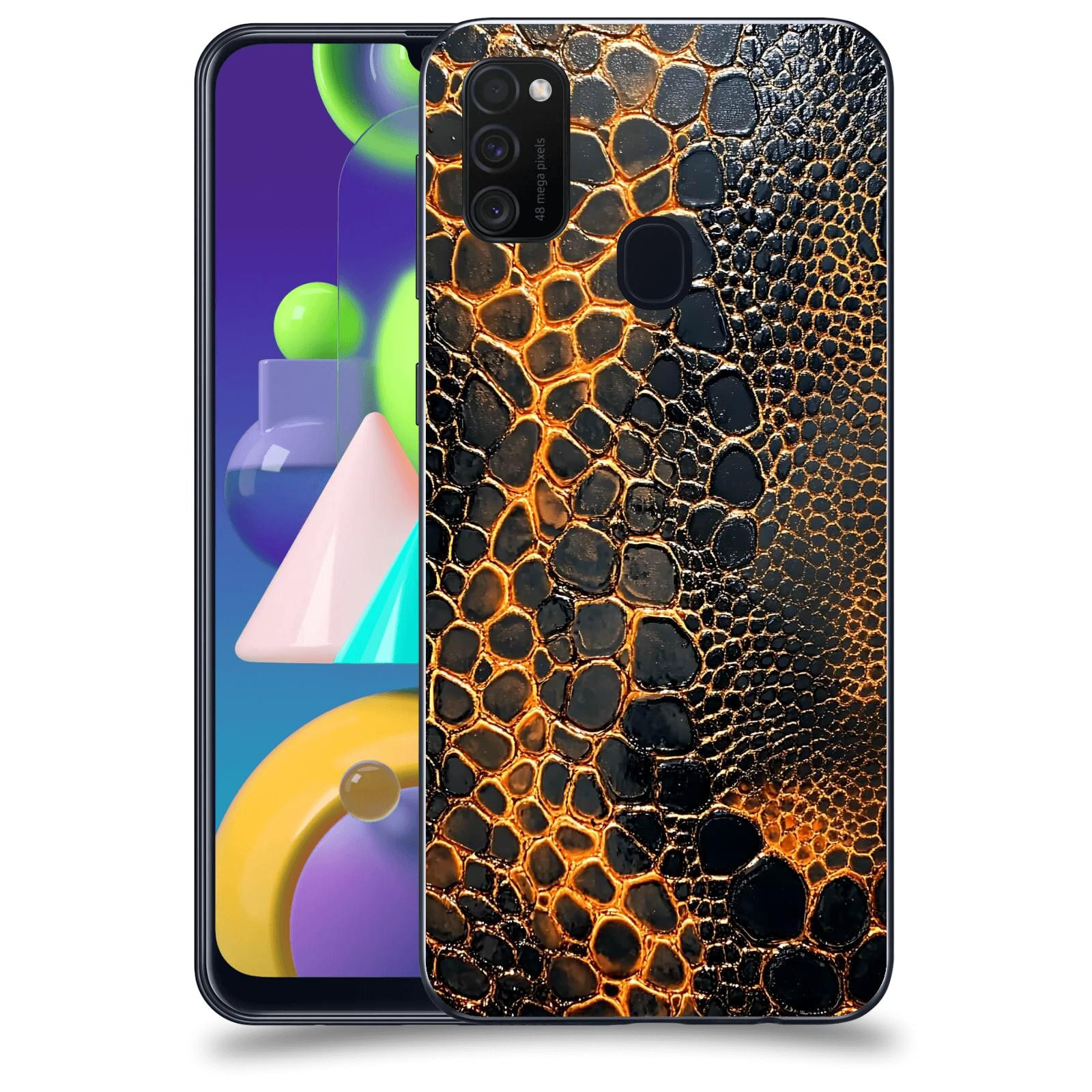 ACOVER Kryt na mobil Samsung Galaxy M21 M215F - Síť a Energie