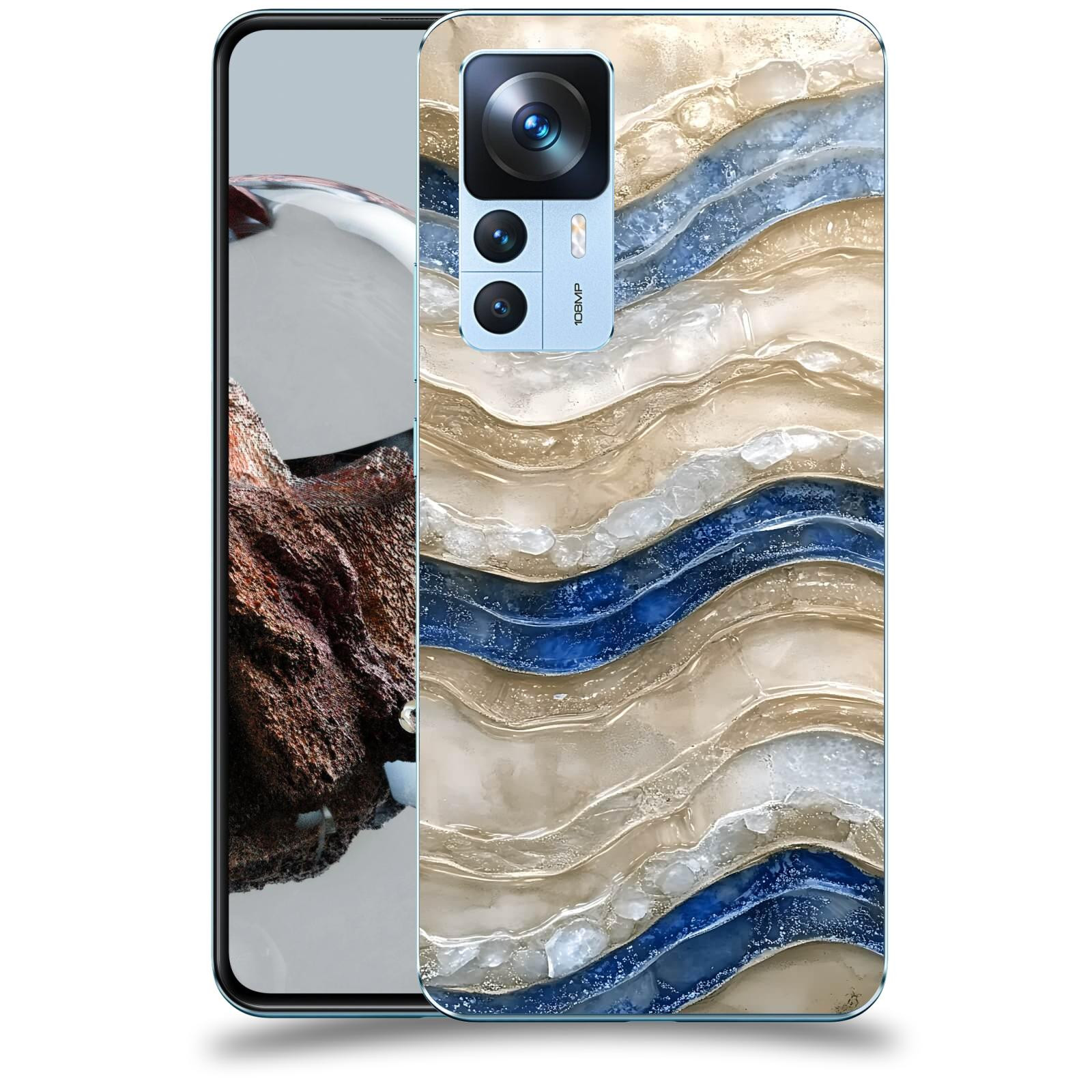 ACOVER Kryt na mobil Xiaomi 12T - Struktura a Harmonie