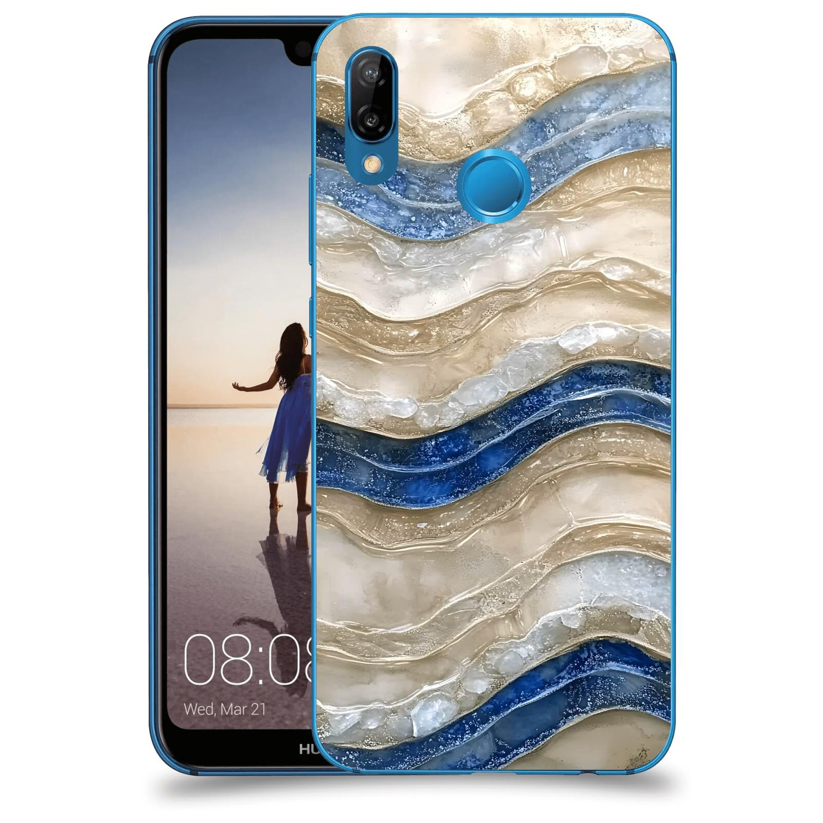 ACOVER Kryt na mobil Huawei P20 Lite - Struktura a Harmonie