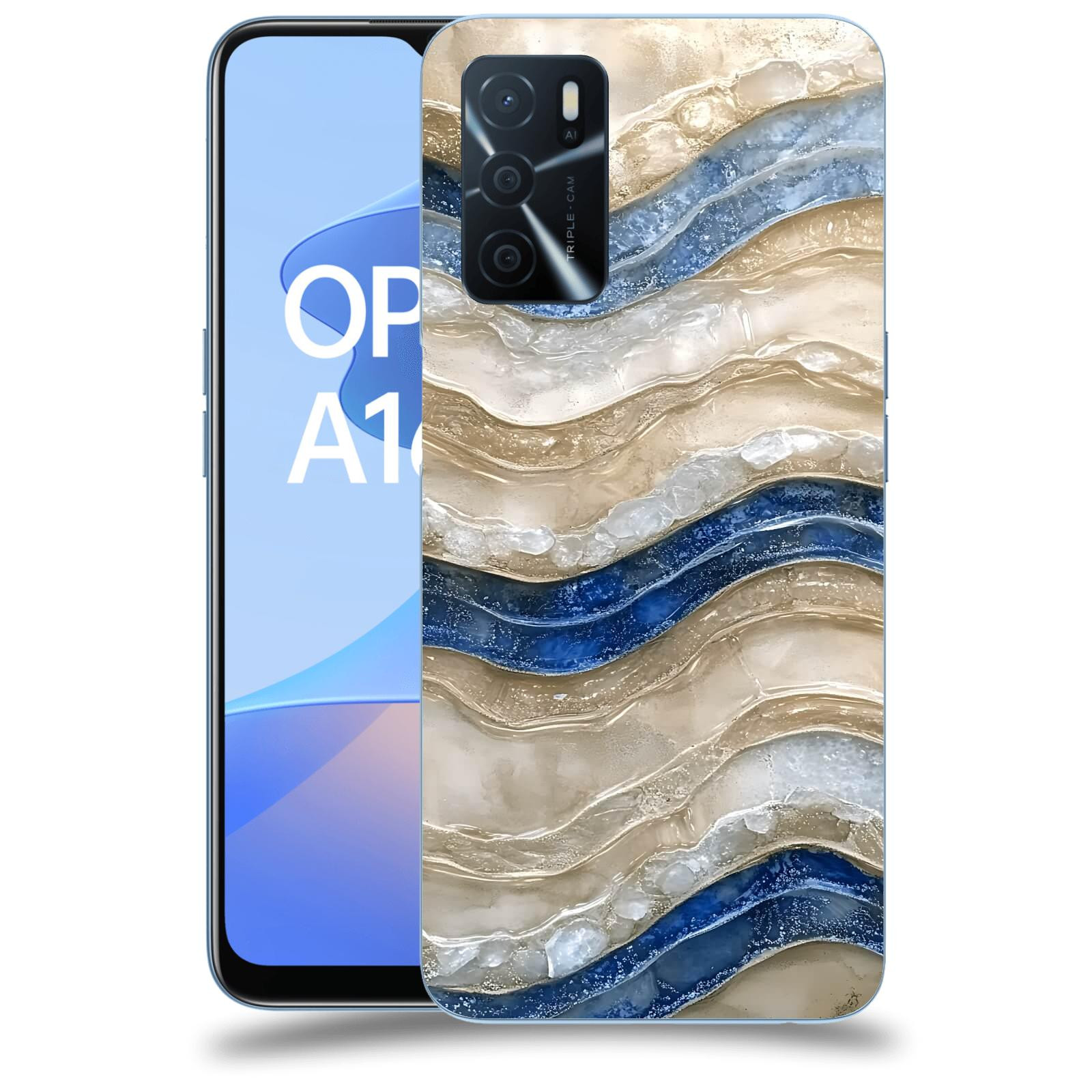 ACOVER Kryt na mobil OPPO A16s - Struktura a Harmonie