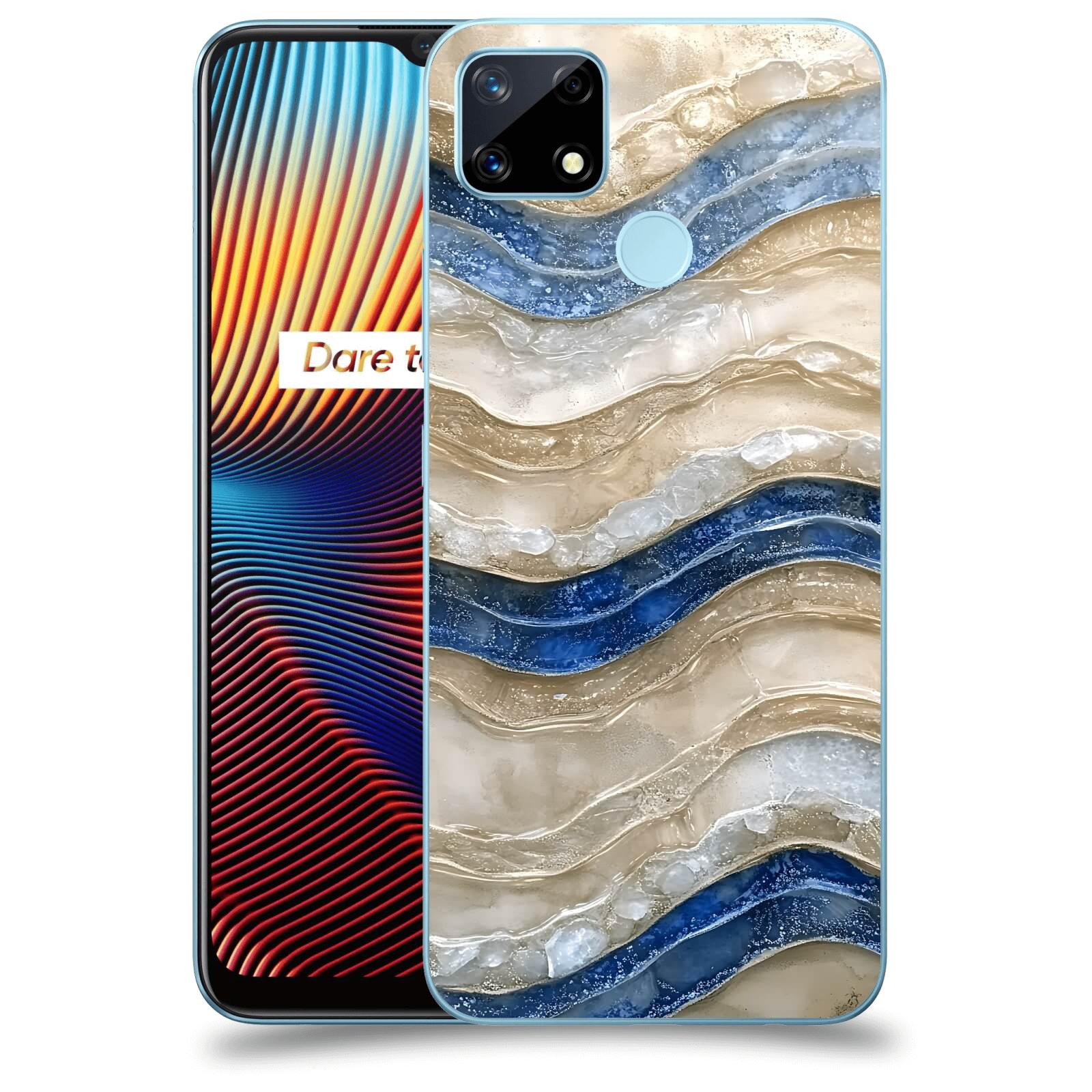 ACOVER Kryt na mobil Realme 7i - Struktura a Harmonie